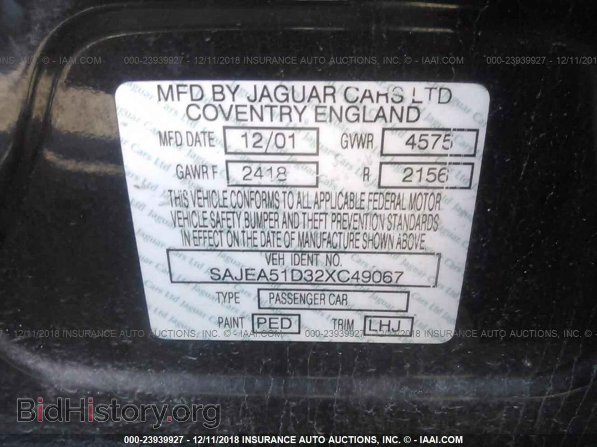 2002 JAGUAR X-TYPE - VIN: SAJEA51D32XC49067 - Photo 9
