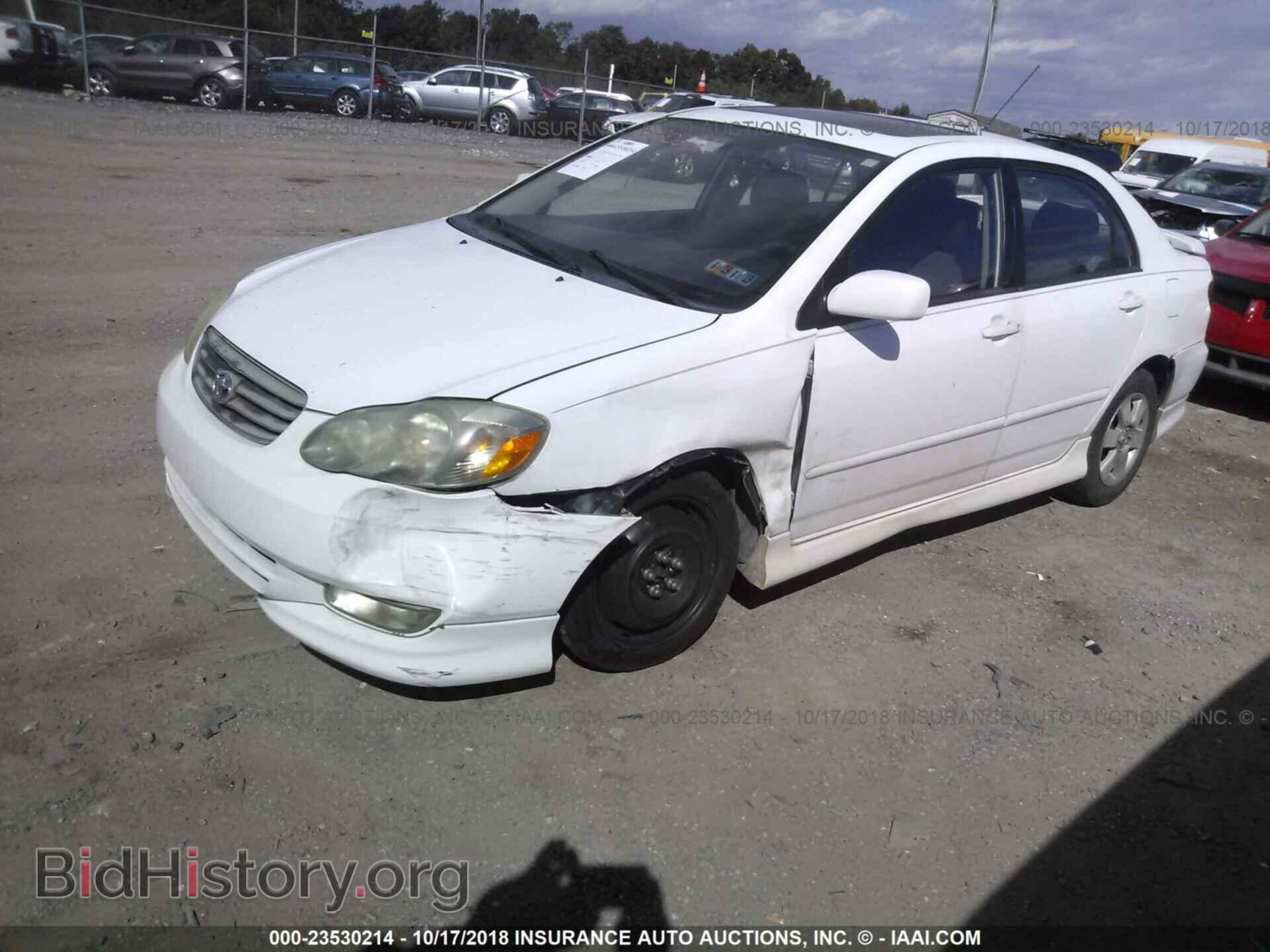 2003 TOYOTA COROLLA - VIN: 2T1BR32E53C009893 - Фото 2