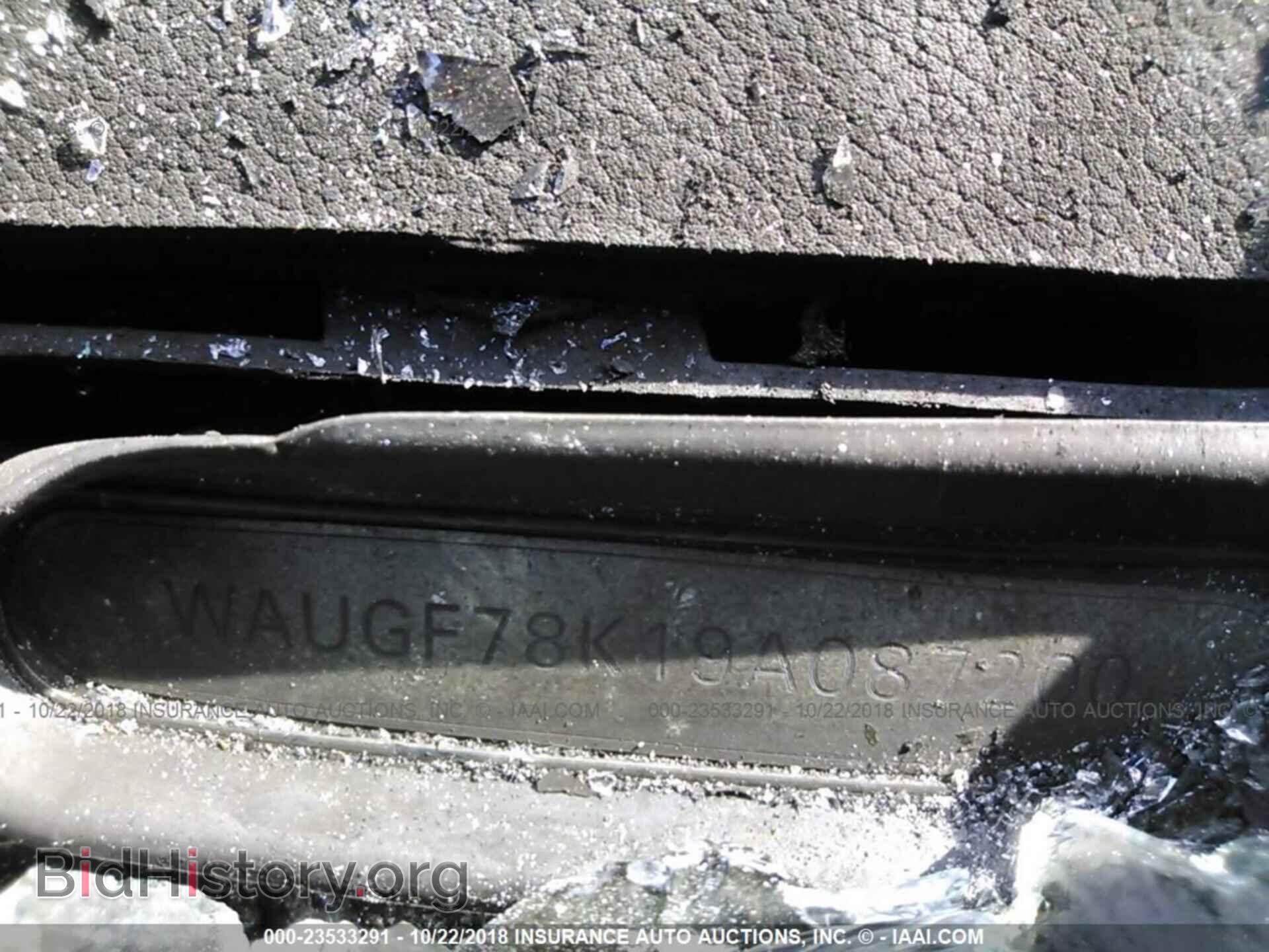 2009 AUDI A4 - VIN: WAUGF78K19A087200 - Photo 9