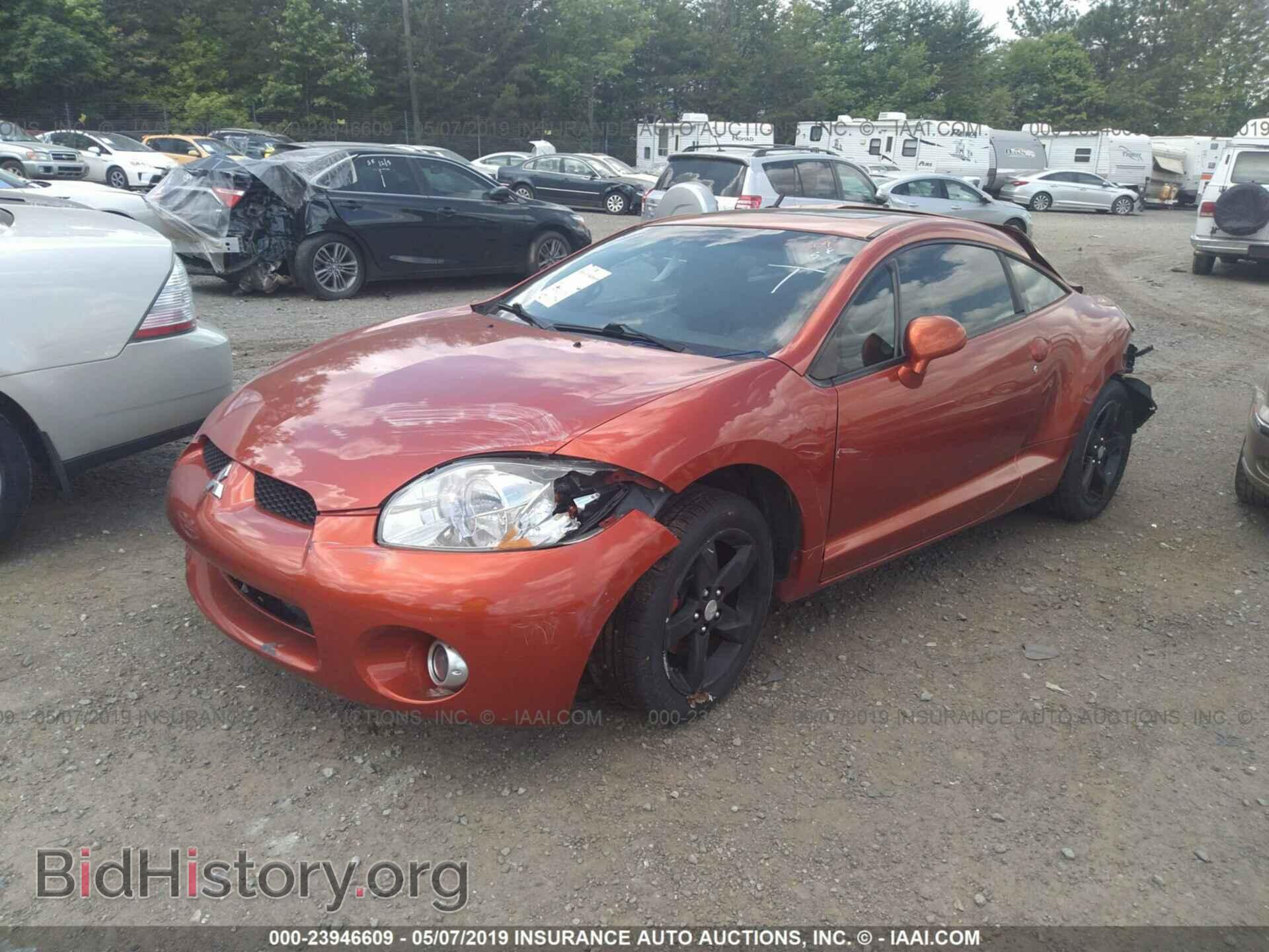 2008 MITSUBISHI ECLIPSE - VIN: 4A3AK24F38E002555 - Фото 2