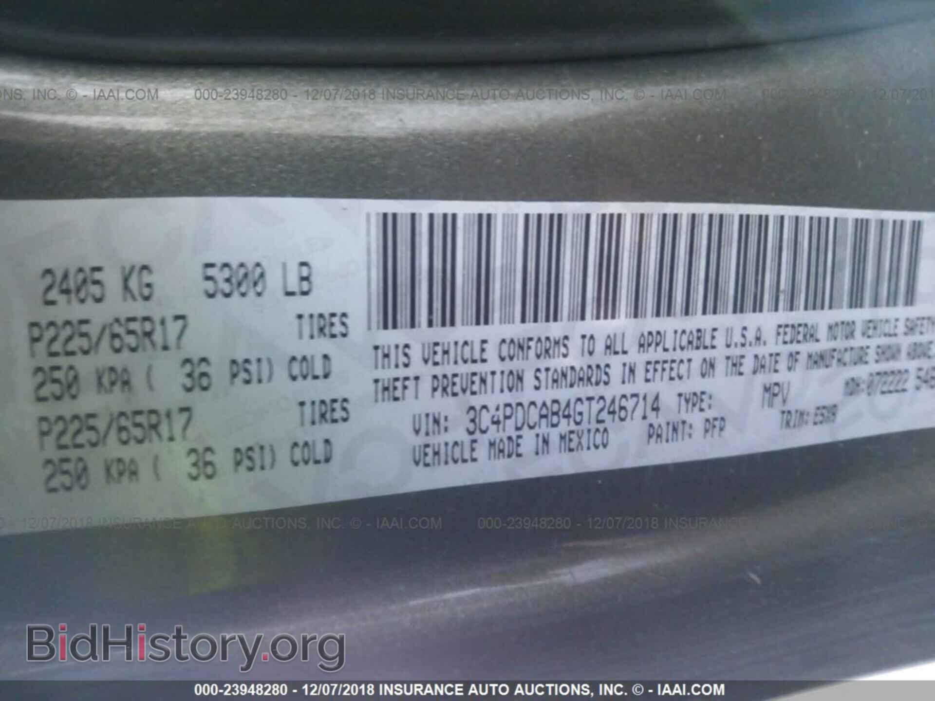 2016 DODGE JOURNEY - VIN: 3C4PDCAB4GT246714 - Photo 9