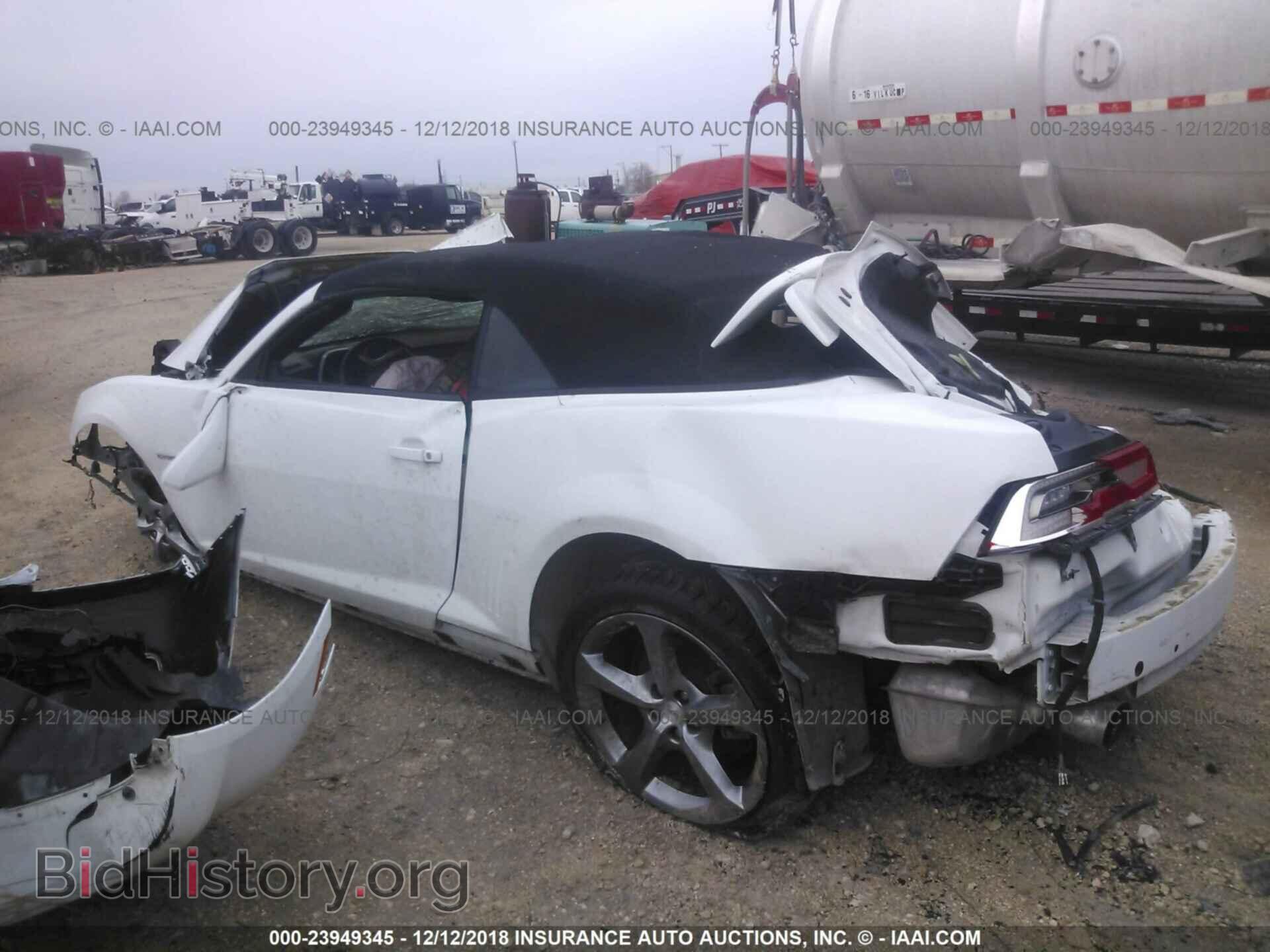 2014 CHEVROLET CAMARO - VIN: 2G1FC3D33E9199235 - Фото 3
