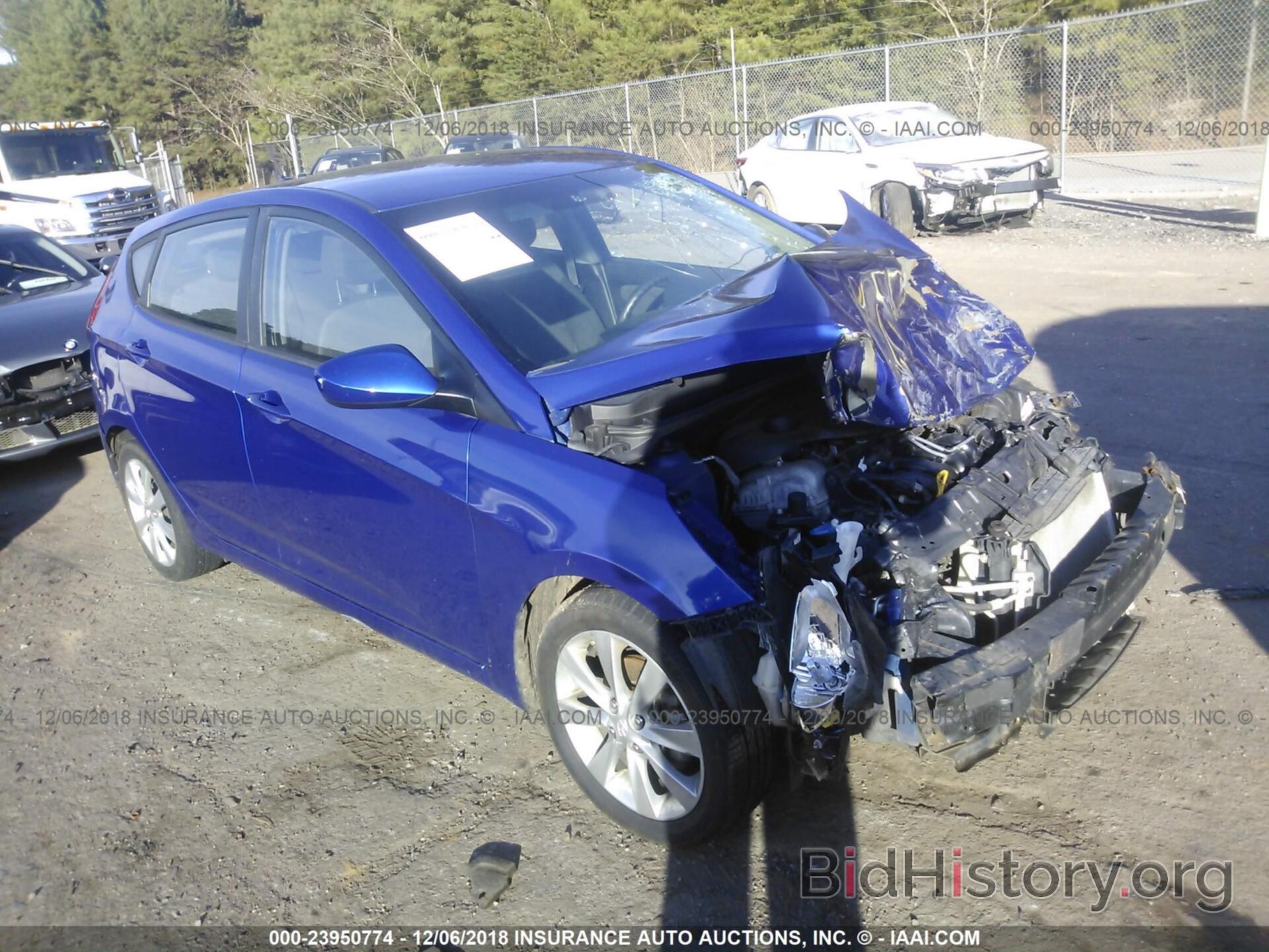 Photo KMHCT5AE2DU102244 - HYUNDAI ACCENT 2013