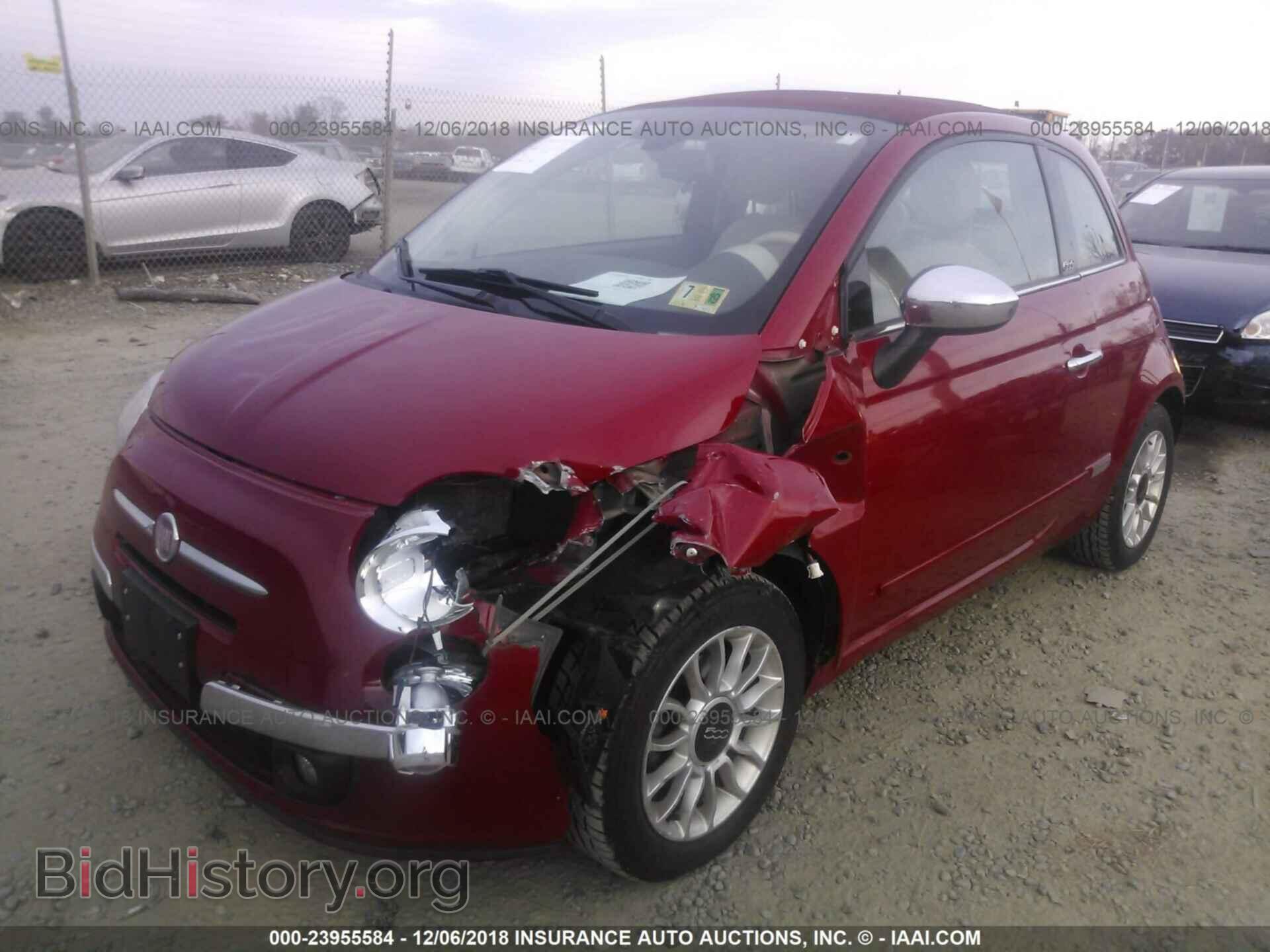 2012 FIAT 500 - VIN: 3C3CFFER3CT198395 - Фото 2