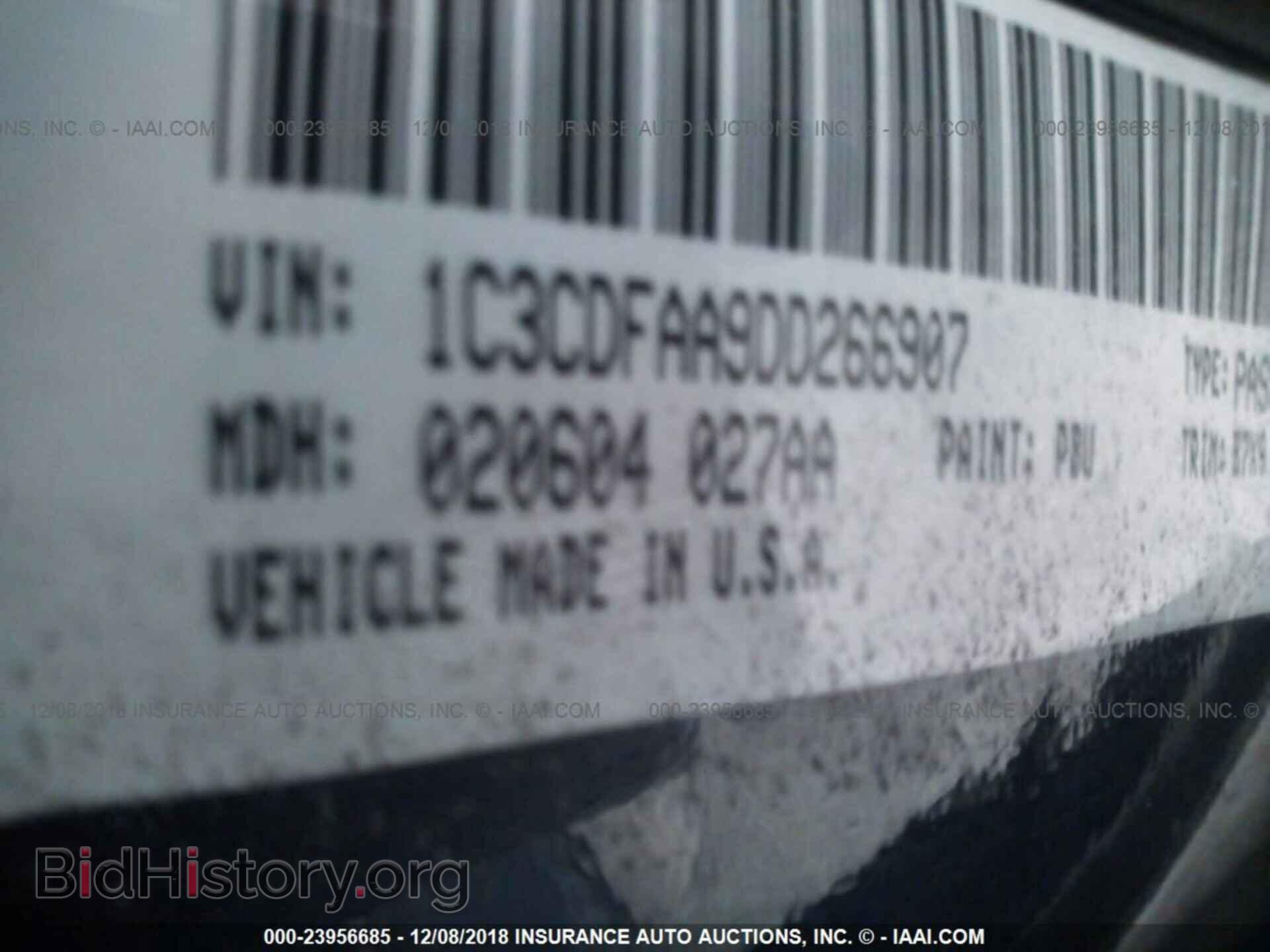 2013 DODGE DART - VIN: 1C3CDFAA9DD266907 - Фото 9