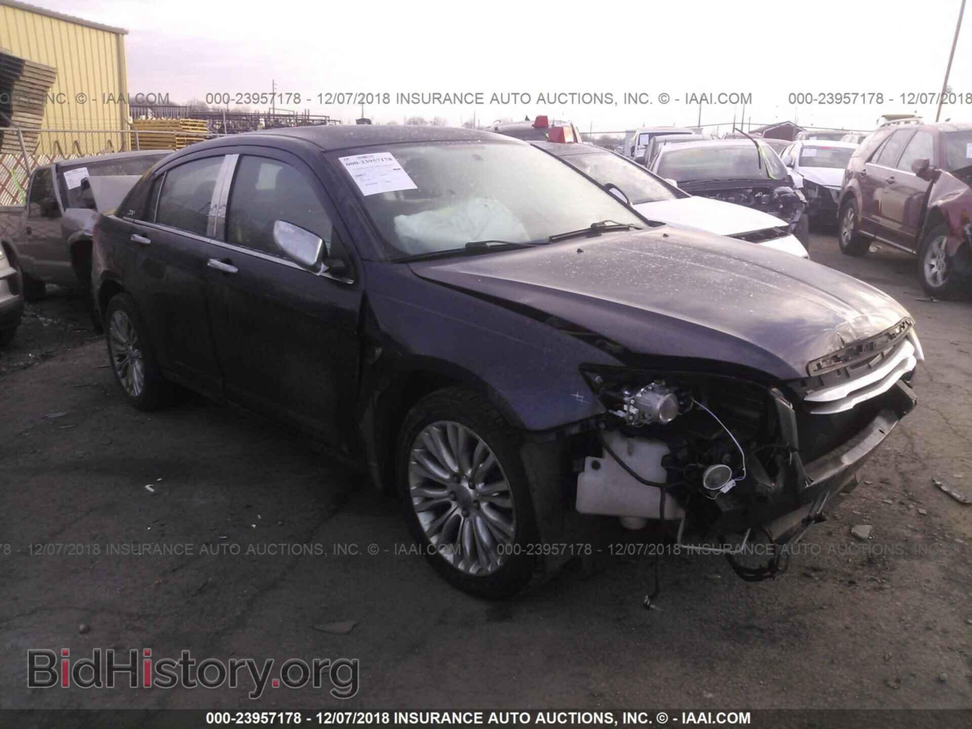 Фотография 1C3CCBCB2CN206221 - CHRYSLER 200 2012