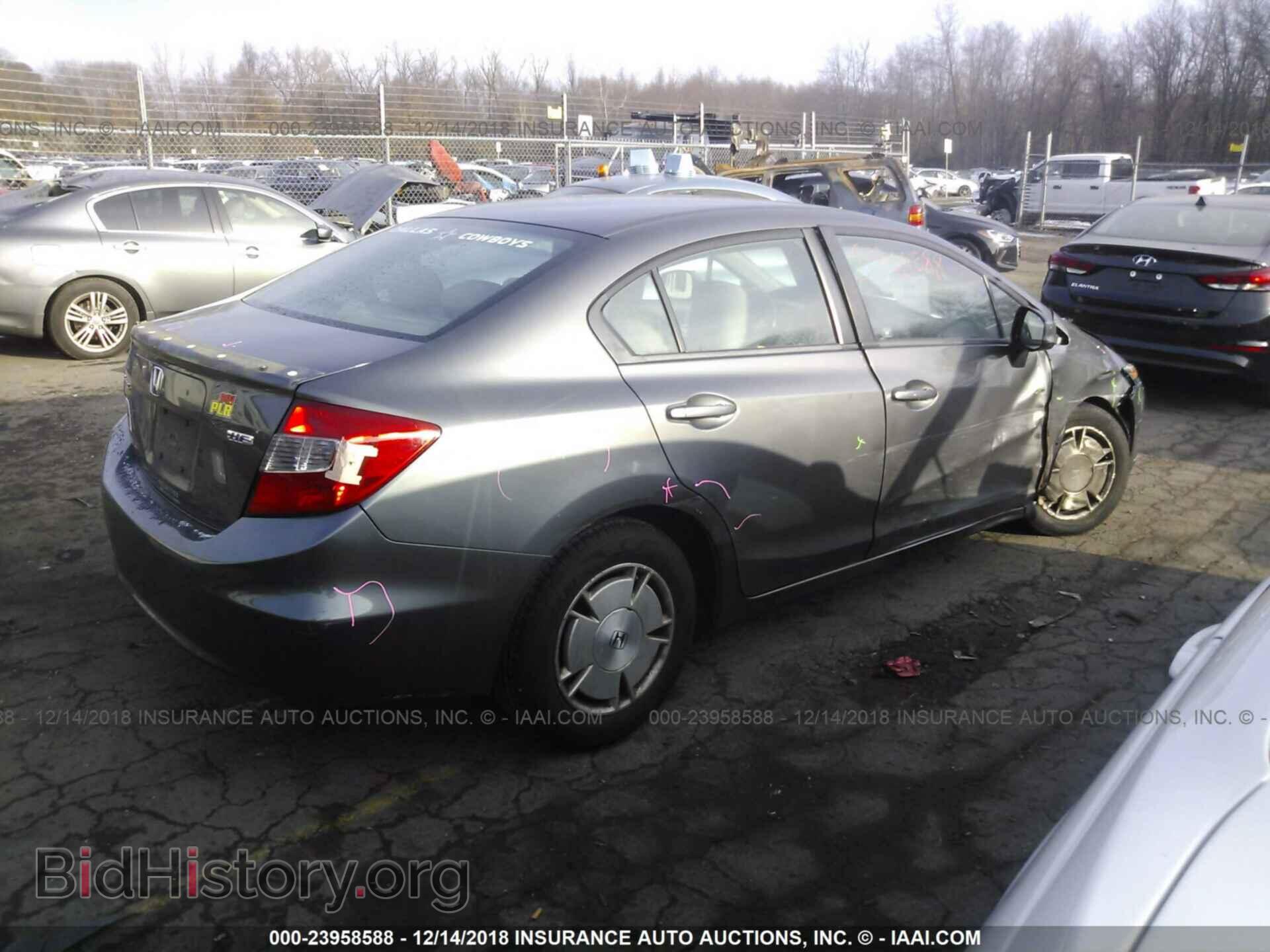 2012 HONDA CIVIC - VIN: 2HGFB2F65CH529845 - Фото 4