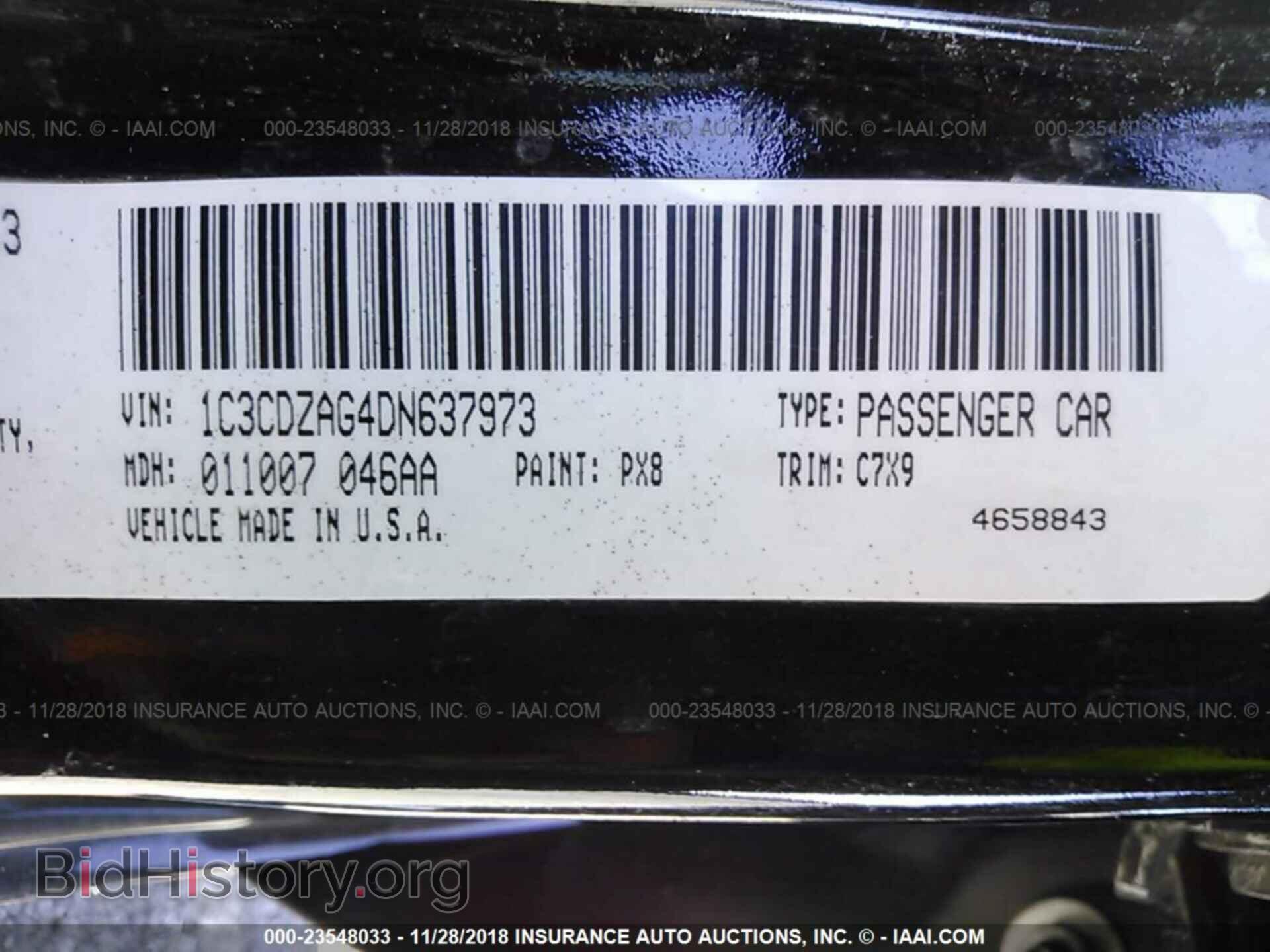 2013 DODGE AVENGER - VIN: 1C3CDZAG4DN637973 - Photo 9