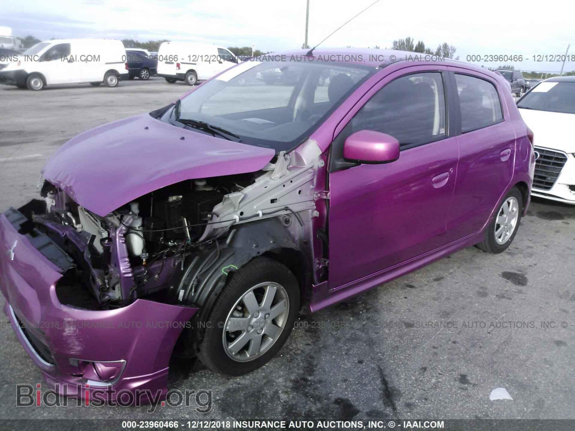 2014 MITSUBISHI MIRAGE - VIN: ML32A4HJ0EH015152 - Фото 2