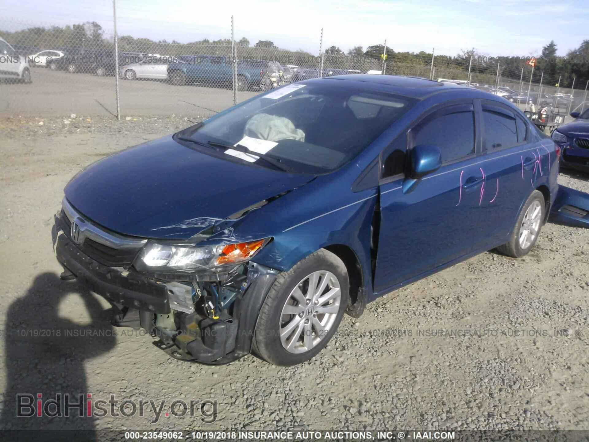 2012 HONDA CIVIC - VIN: 19XFB2F99CE363429 - Фото 2