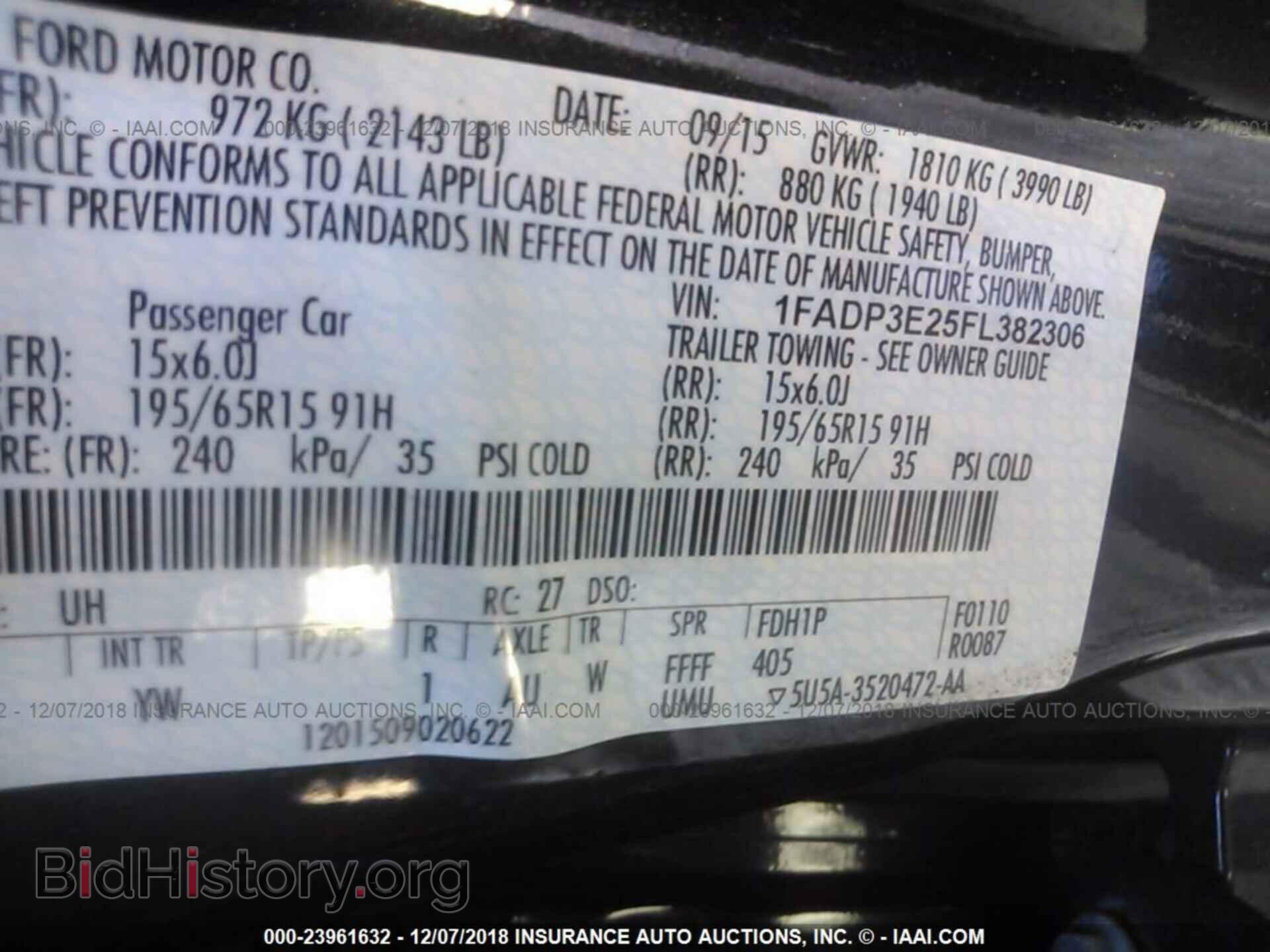 2015 FORD FOCUS - VIN: 1FADP3E25FL382306 - Photo 9