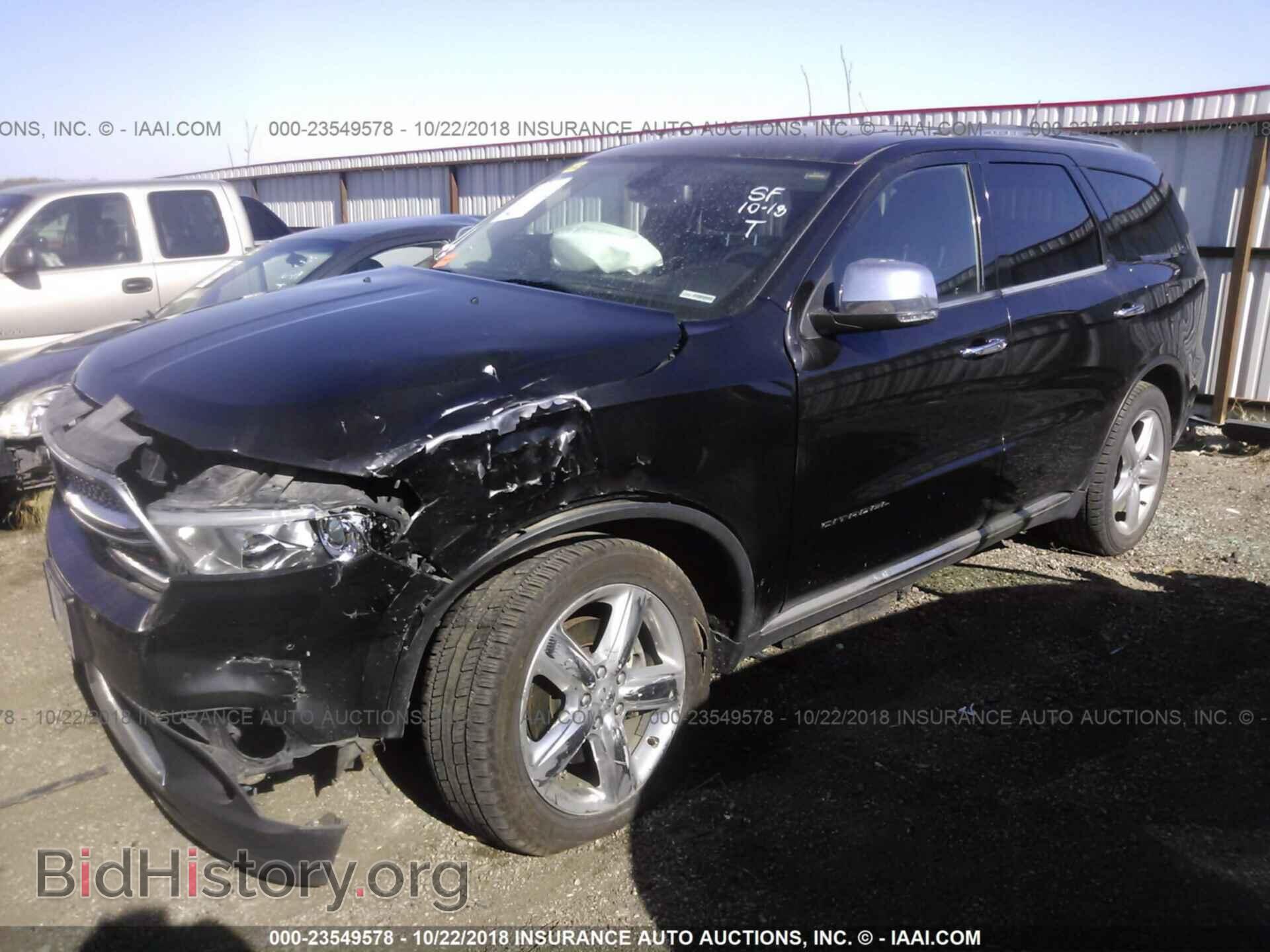2013 DODGE DURANGO - VIN: 1C4RDJEG1DC691163 - Фото 2