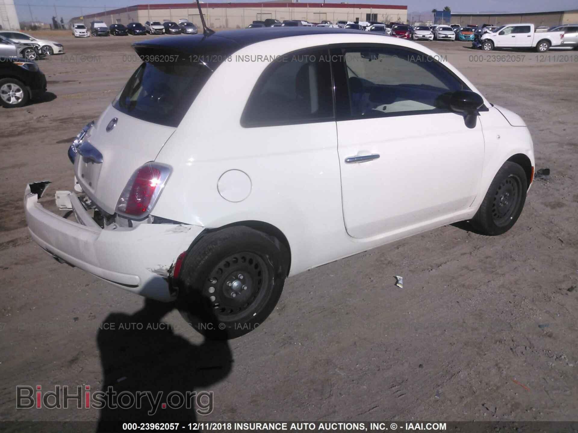 2015 FIAT 500 - VIN: 3C3CFFAR4FT607918 - Фото 4