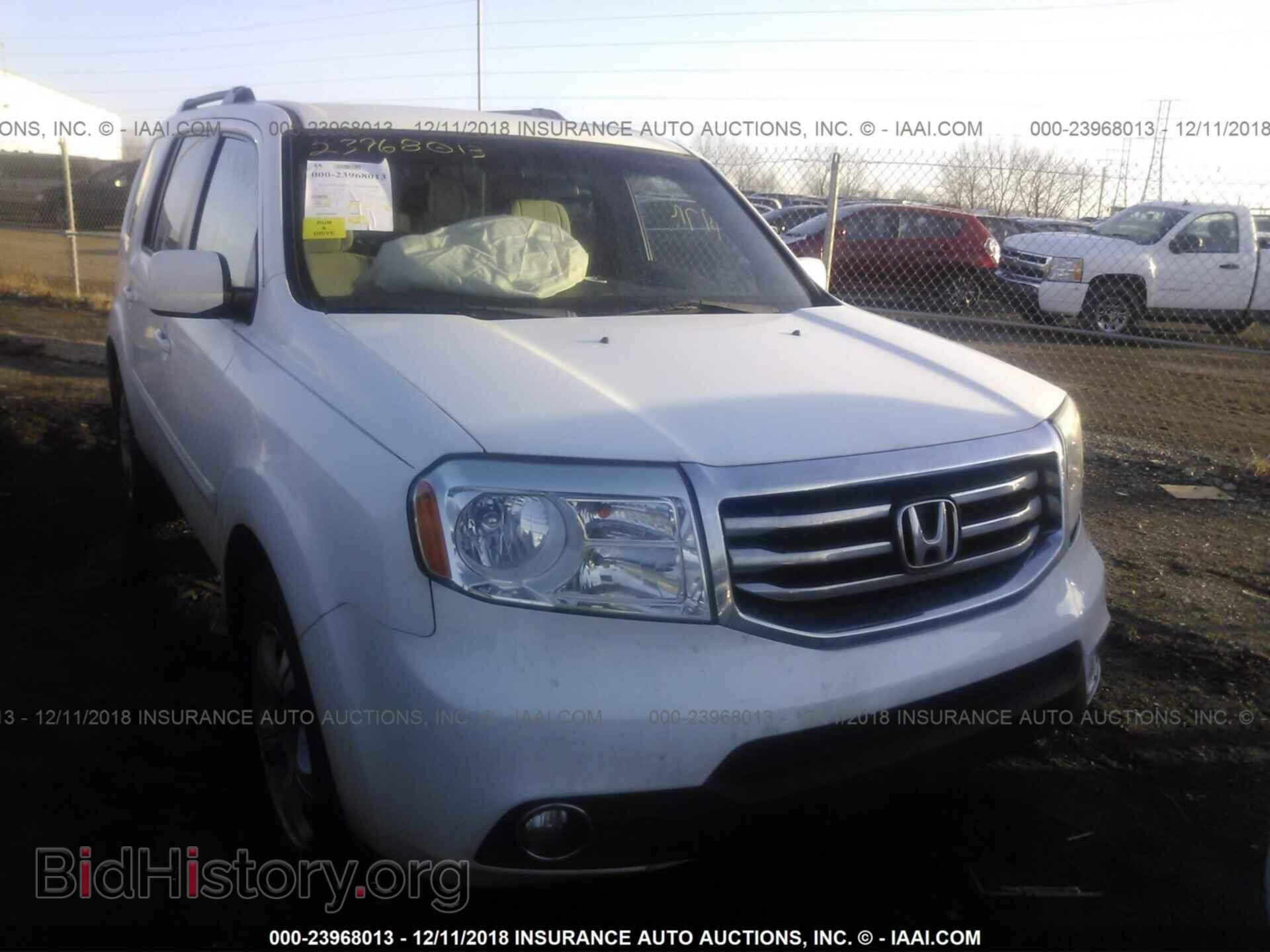 Photo 5FNYF4H46CB003216 - HONDA PILOT 2012