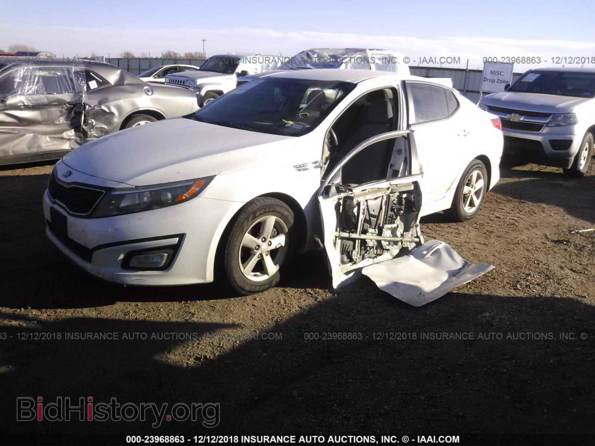 2014 KIA OPTIMA - VIN: KNAGM4A76E5478582 - Фото 2