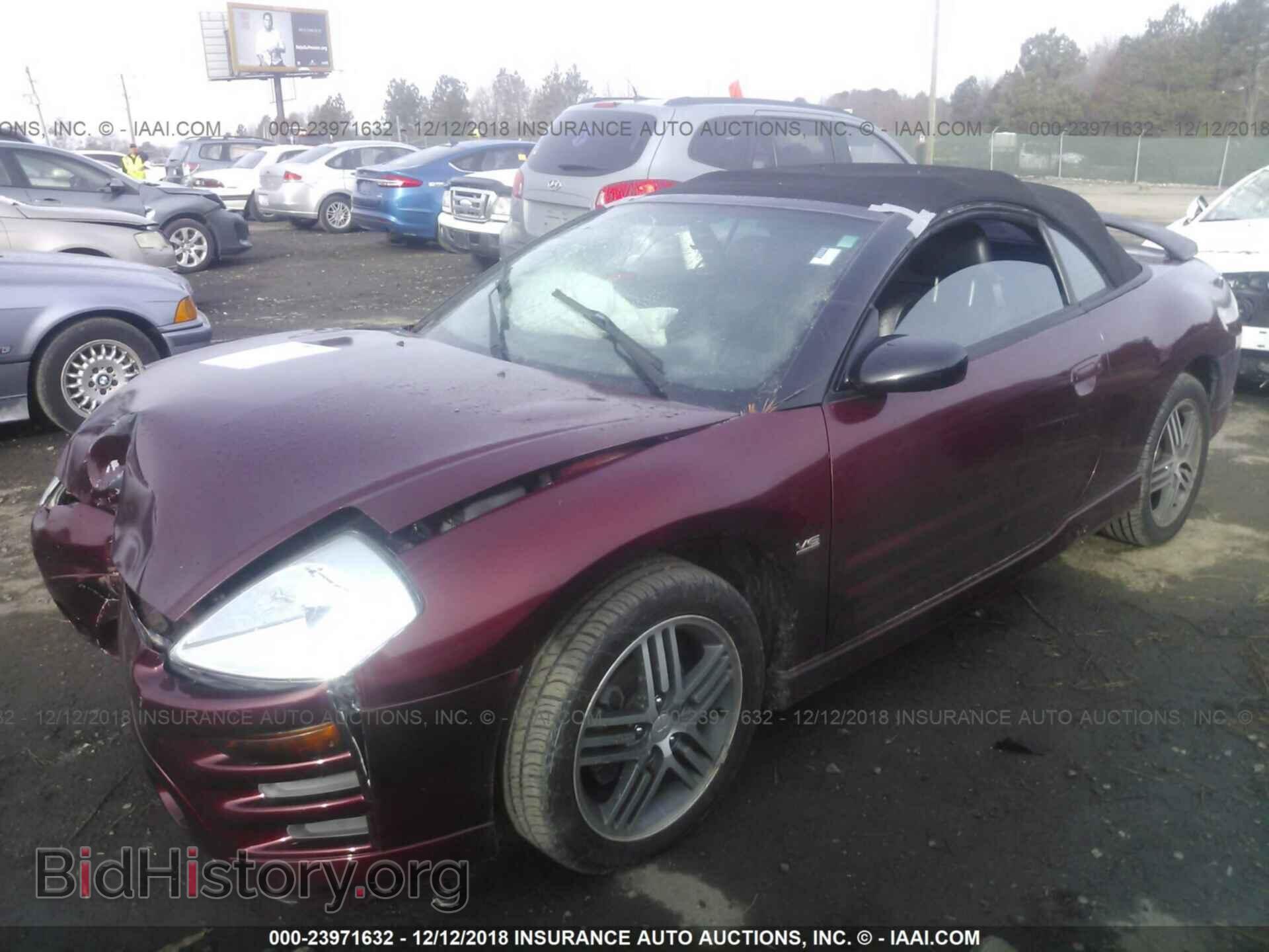 2003 MITSUBISHI ECLIPSE - VIN: 4A3AE75HX3E083485 - Фото 2