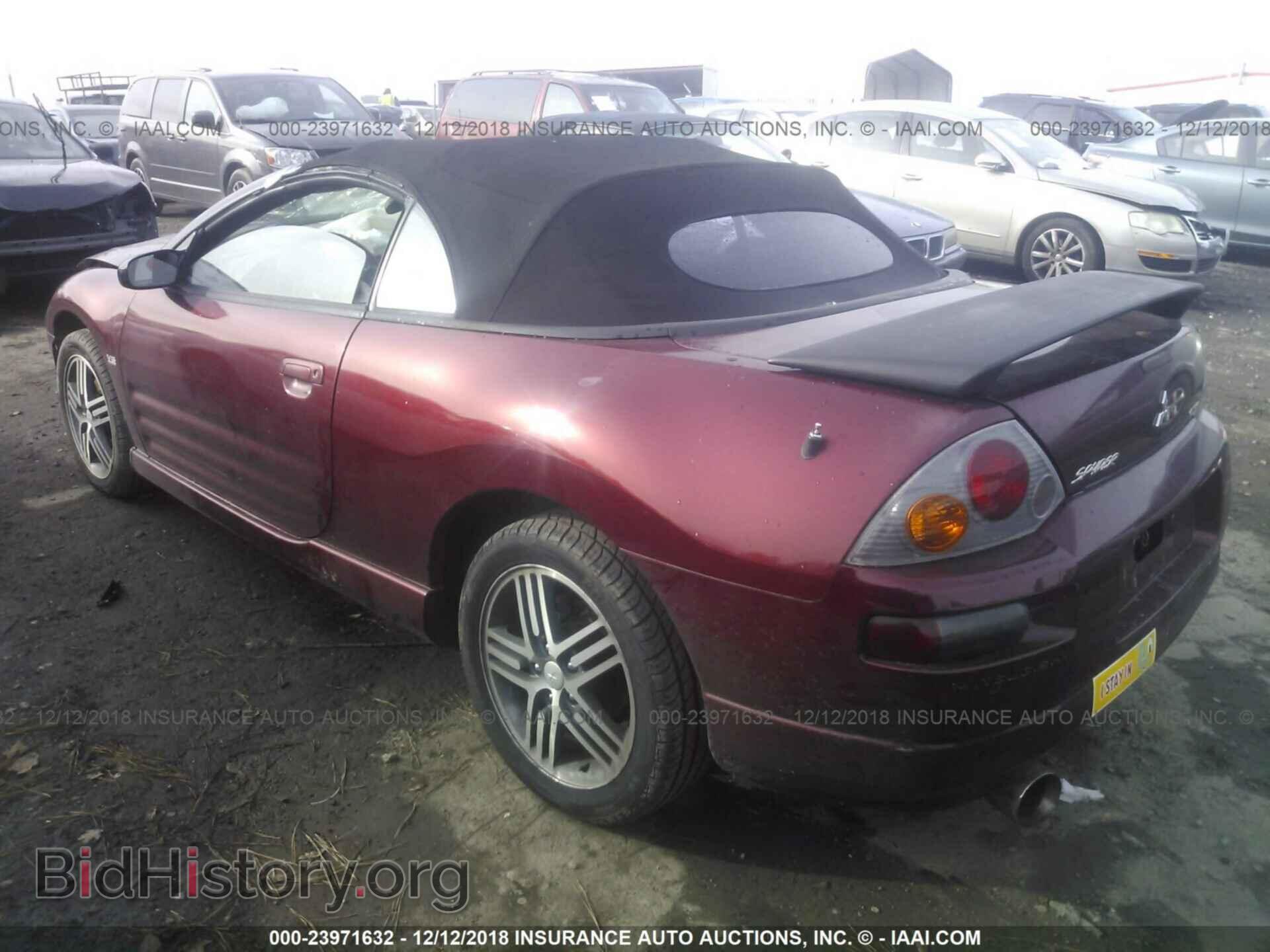 2003 MITSUBISHI ECLIPSE - VIN: 4A3AE75HX3E083485 - Фото 3
