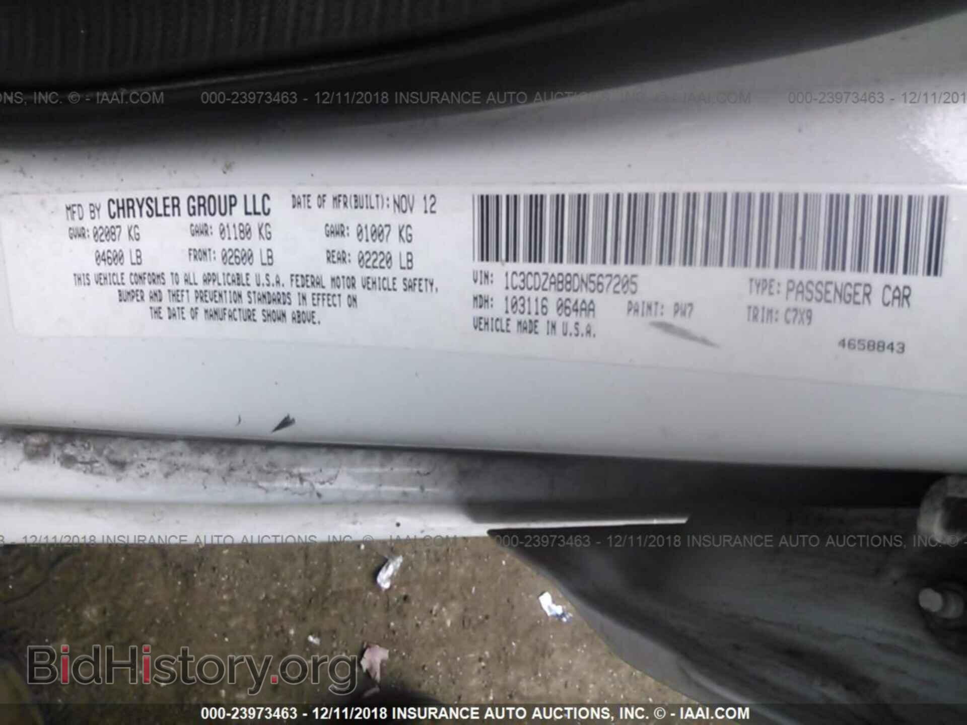 2013 DODGE AVENGER - VIN: 1C3CDZAB8DN567205 - Photo 9