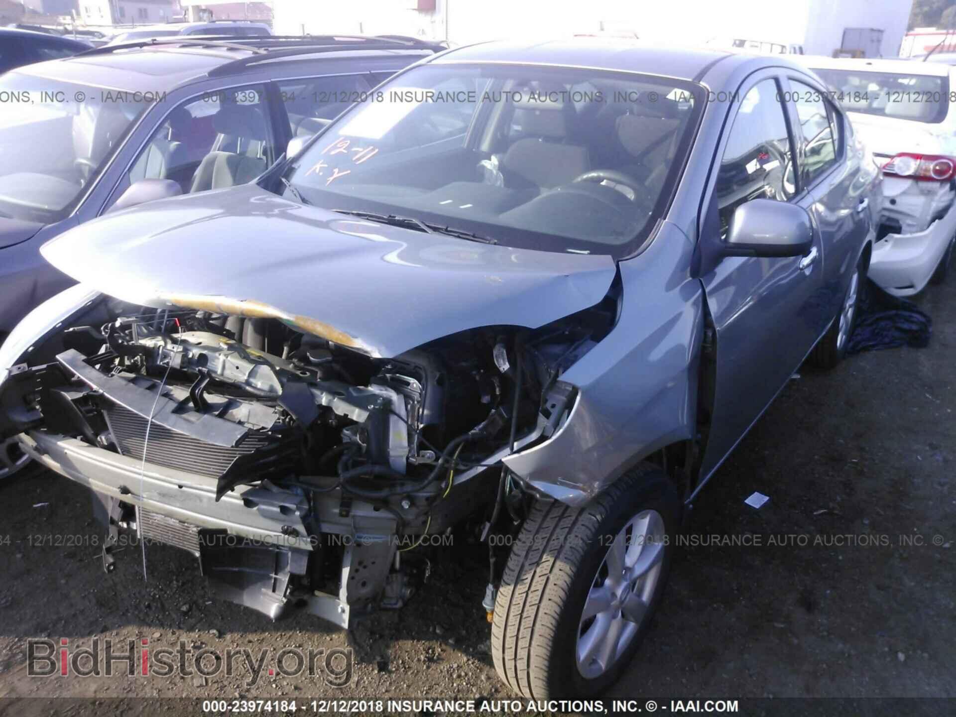 2014 Nissan Versa - VIN: 3N1CN7AP3EL854268 - Фото 2