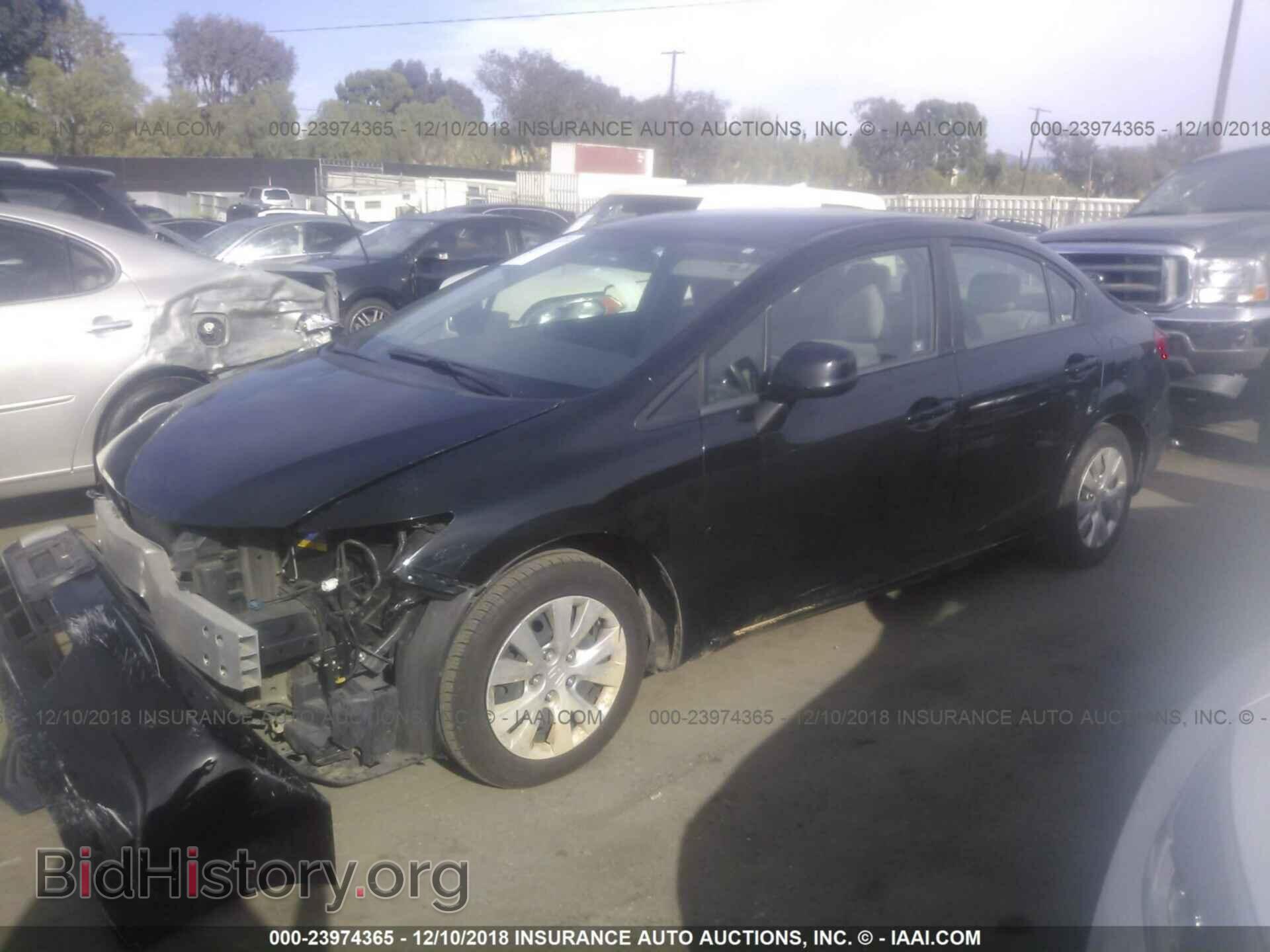 2012 HONDA CIVIC - VIN: 19XFB2F59CE374184 - Photo 2