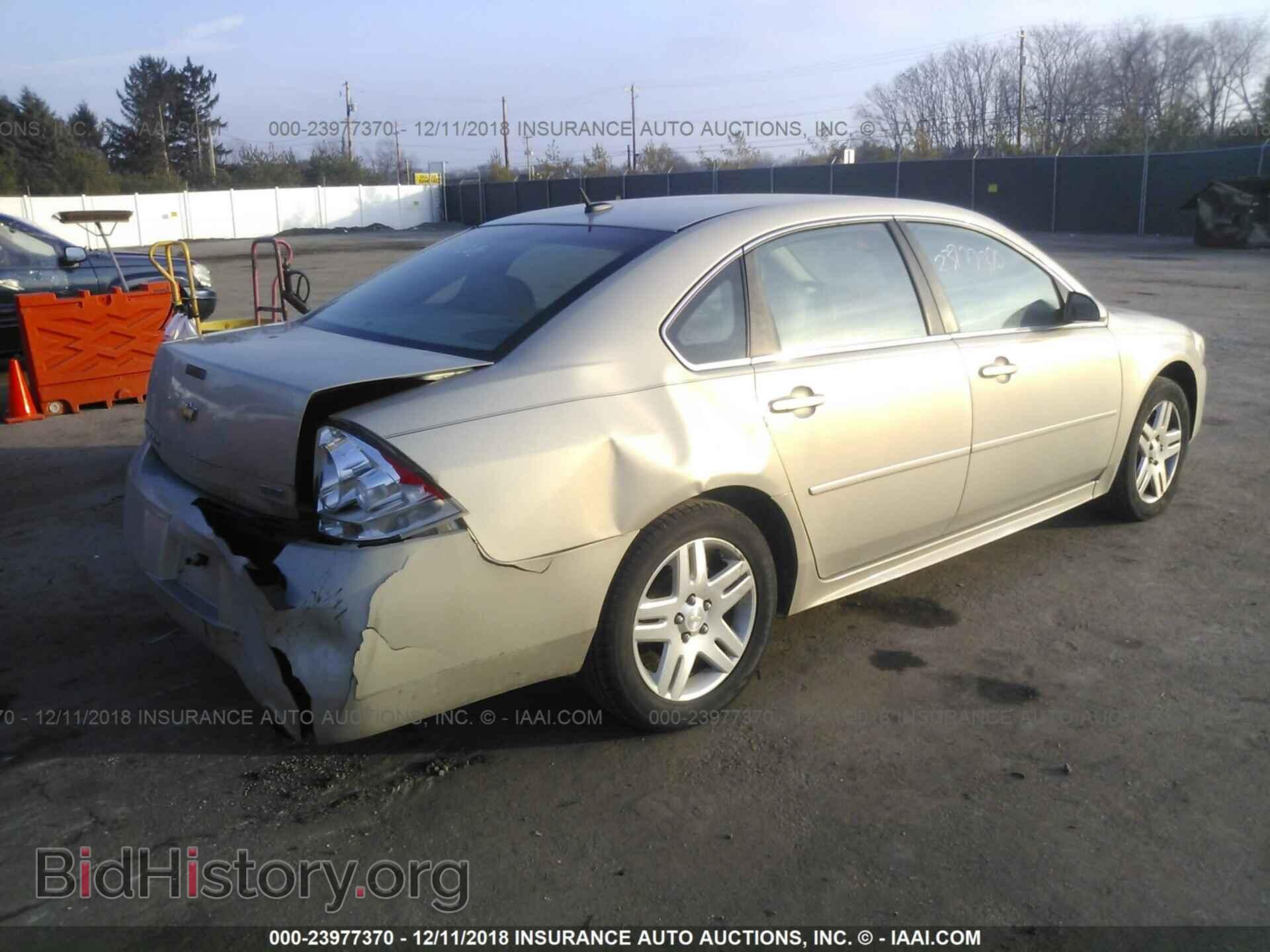 2012 CHEVROLET IMPALA - VIN: 2G1WB5E34C1196384 - Фото 4