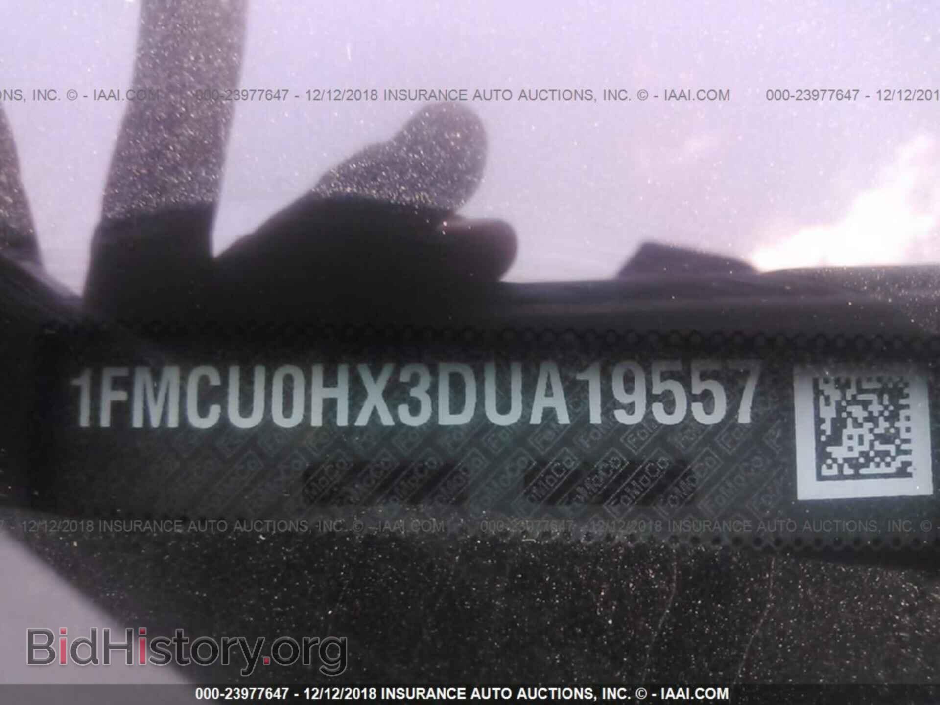 2013 FORD ESCAPE - VIN: 1FMCU0HX3DUA19557 - Фото 9