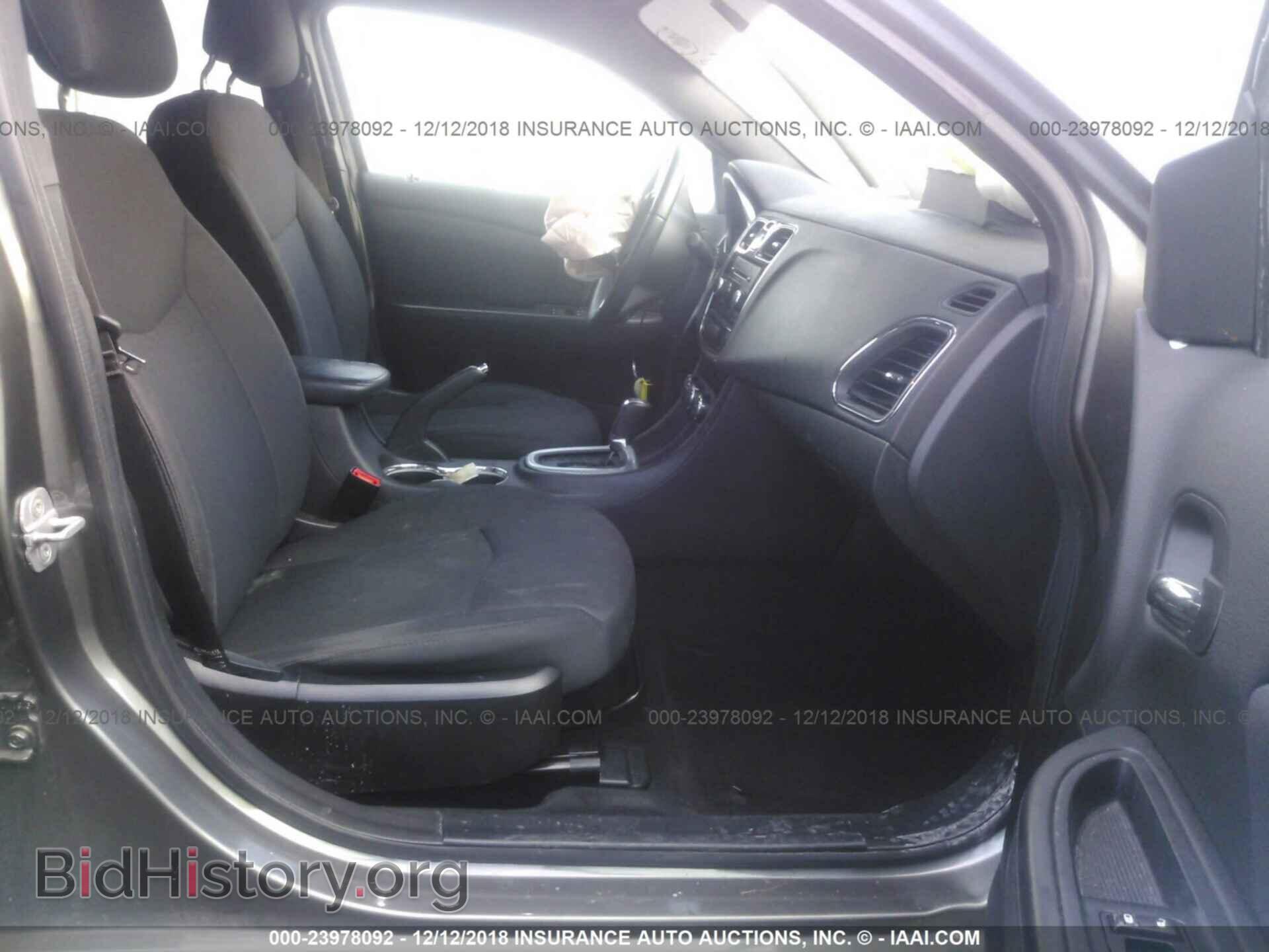 2012 CHRYSLER 200 - VIN: 1C3CCBBB6CN283871 - Фото 5