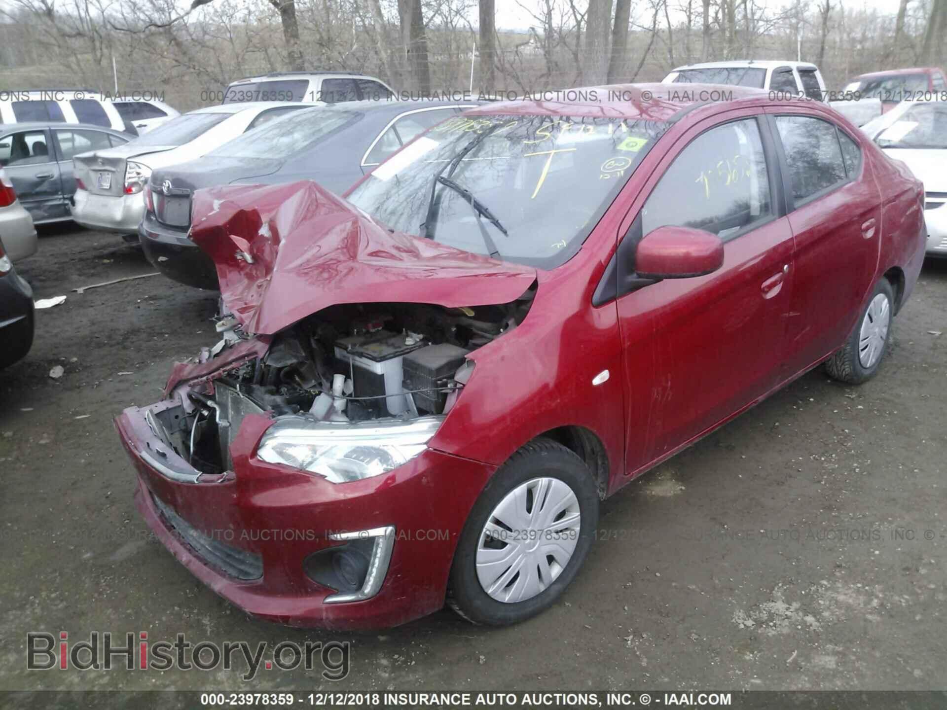 2017 MITSUBISHI MIRAGE - VIN: ML32F3FJ6HHF09165 - Фото 2