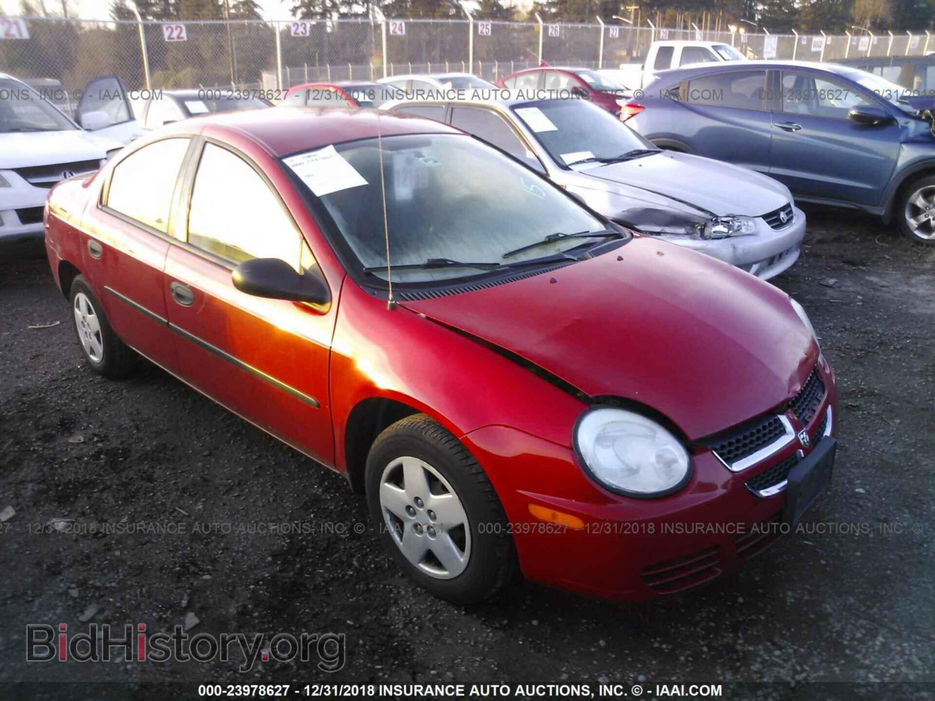 Фотография 1B3ES26C34D555005 - DODGE NEON 2004