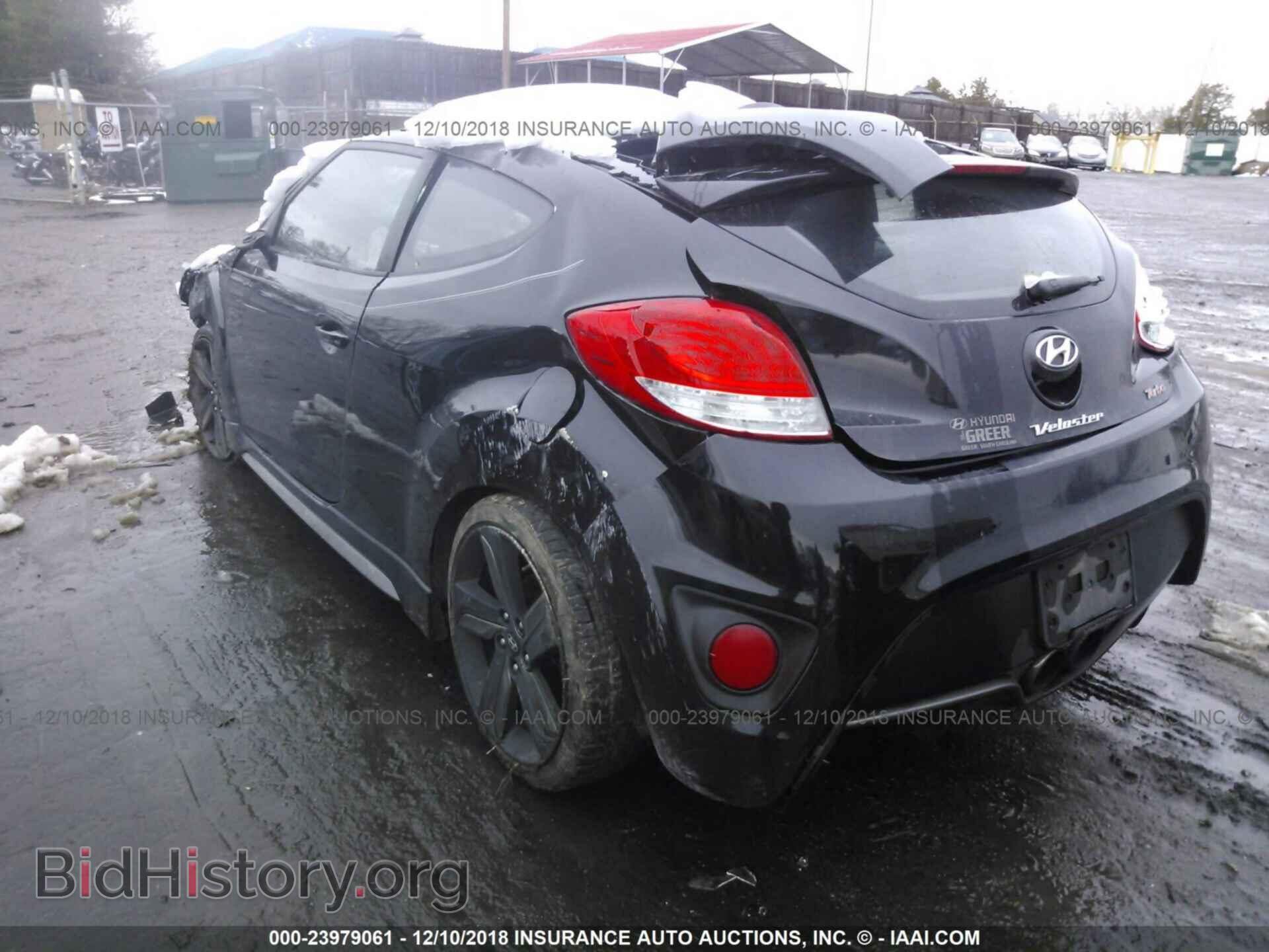 2013 HYUNDAI VELOSTER - VIN: KMHTC6AE4DU156621 - Фото 3