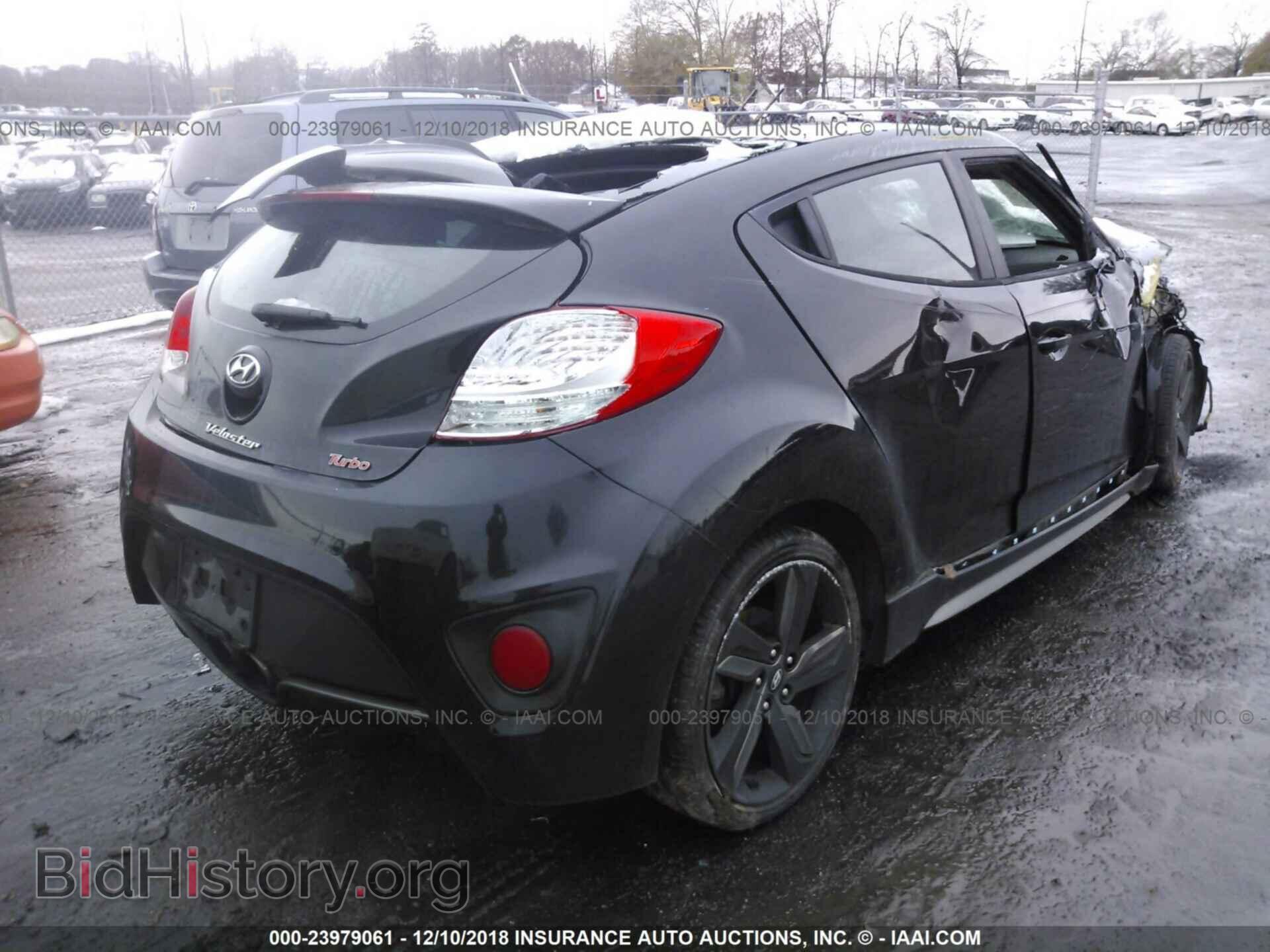 2013 HYUNDAI VELOSTER - VIN: KMHTC6AE4DU156621 - Фото 4