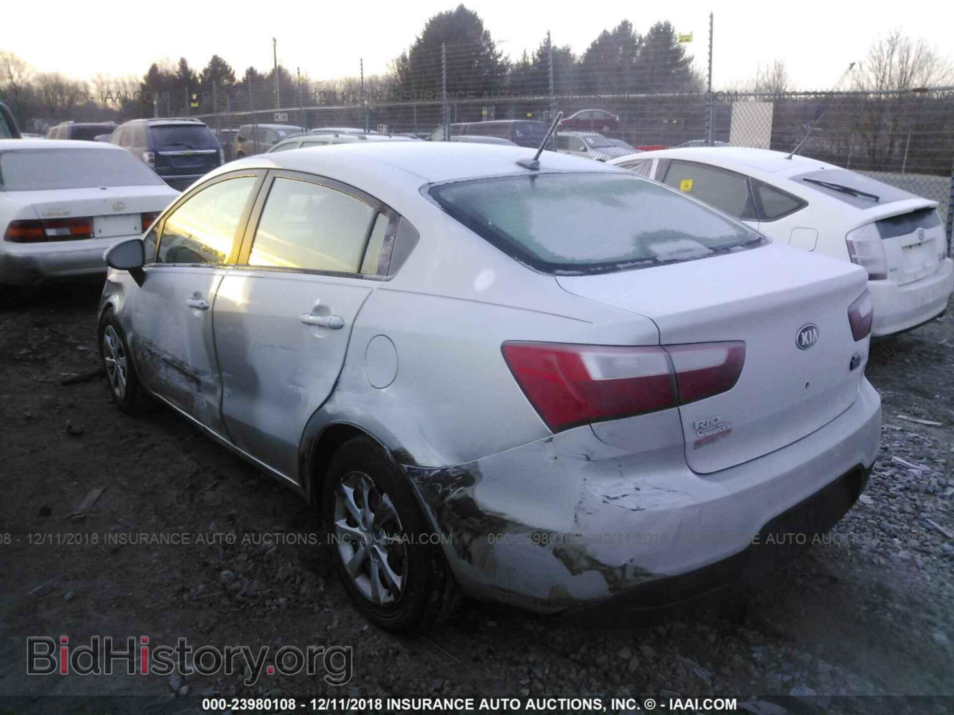 2013 KIA RIO - VIN: KNADM4A32D6294345 - Фото 3