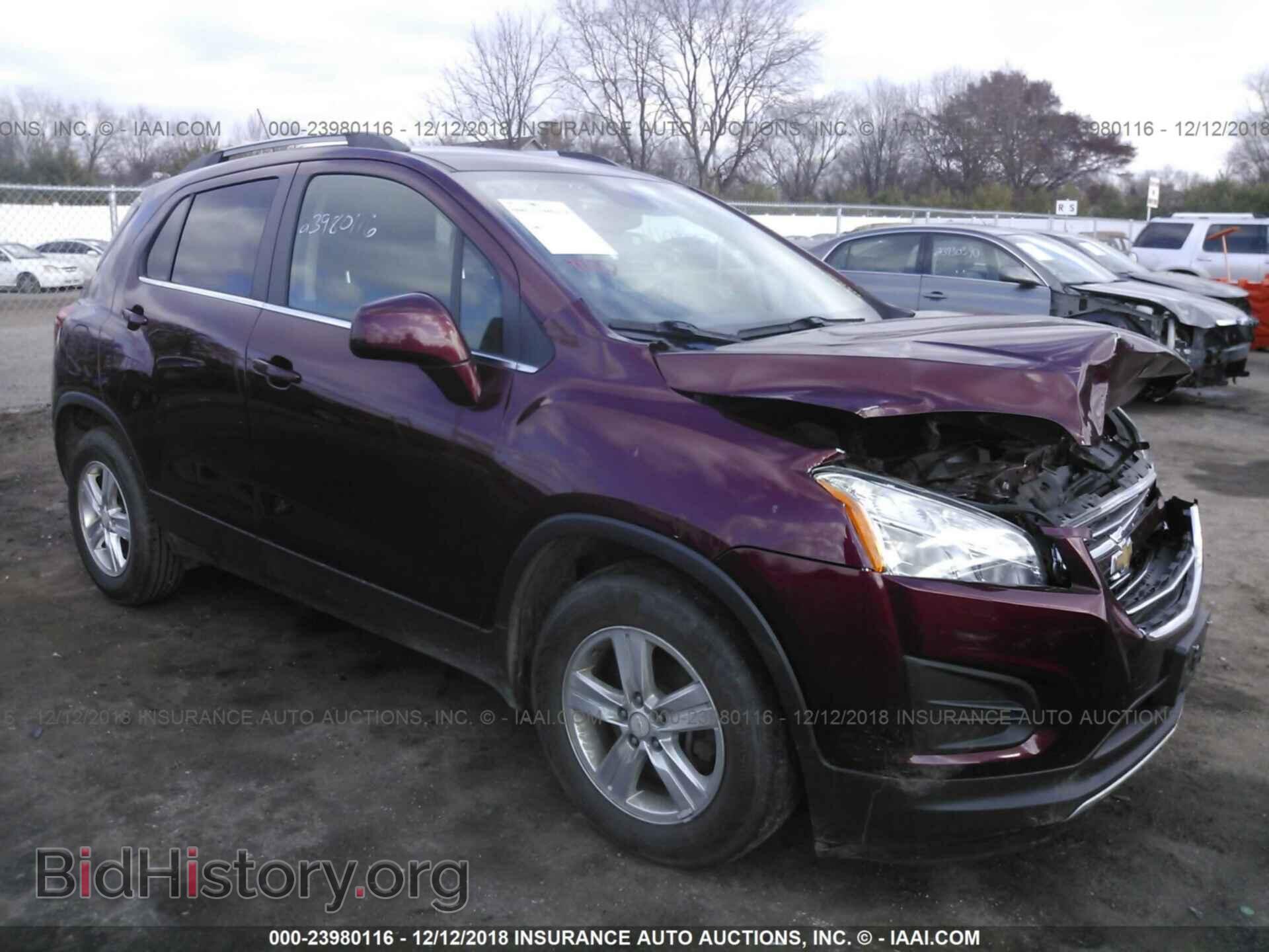 Photo 3GNCJLSB9GL153121 - CHEVROLET TRAX 2016