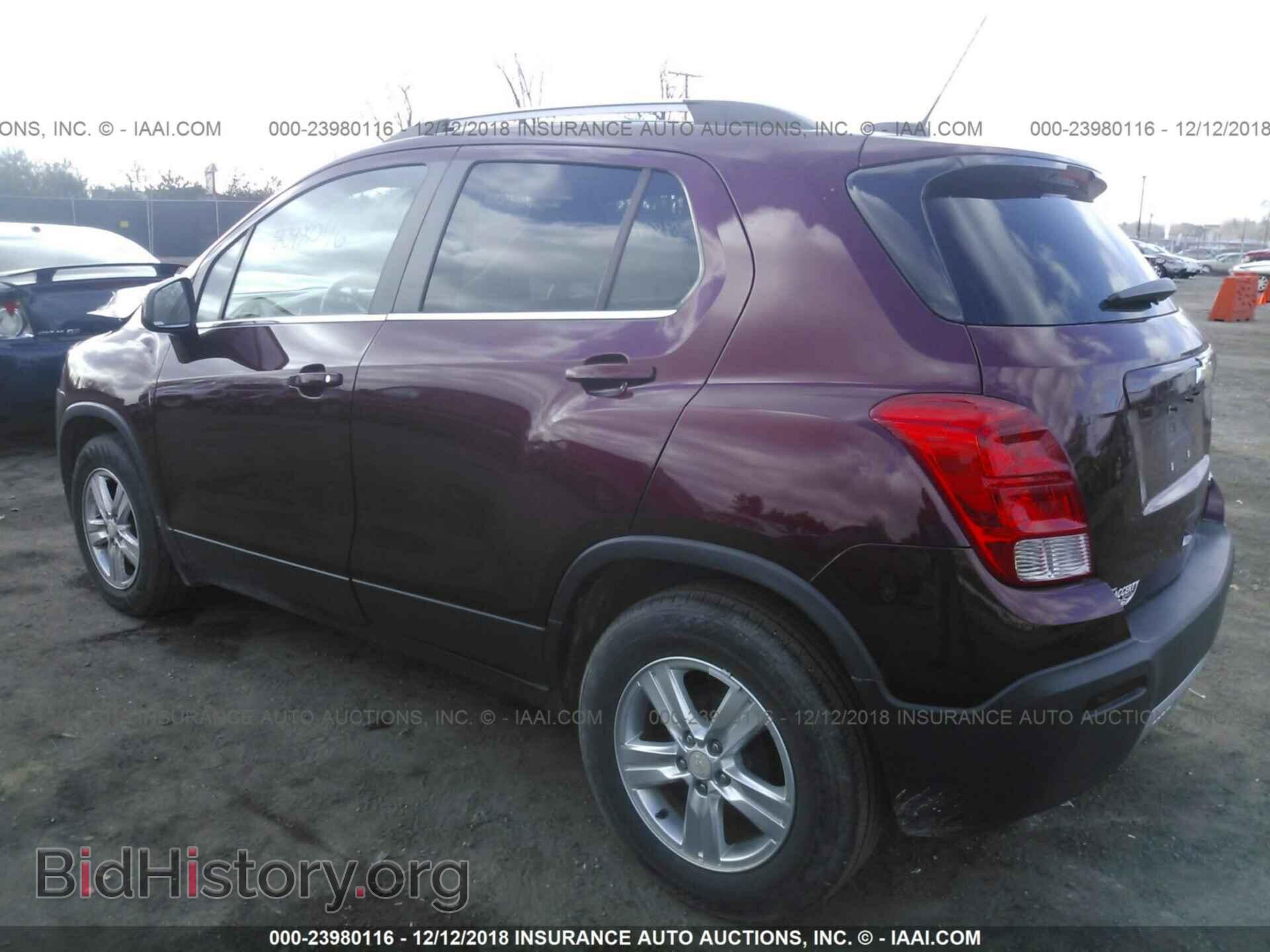 2016 CHEVROLET TRAX - VIN: 3GNCJLSB9GL153121 - Фото 3