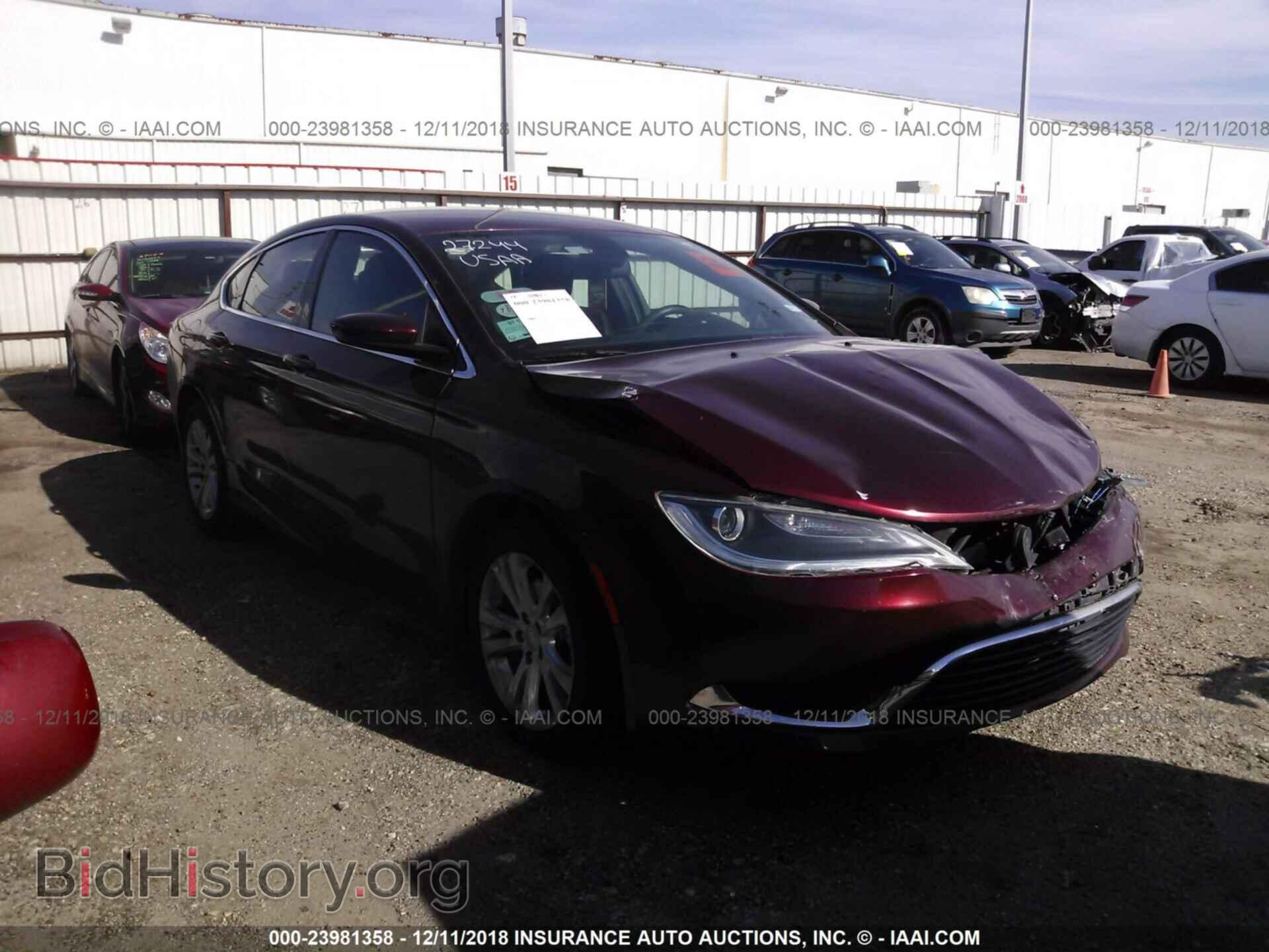 Photo 1C3CCCAB2FN637560 - CHRYSLER 200 2015