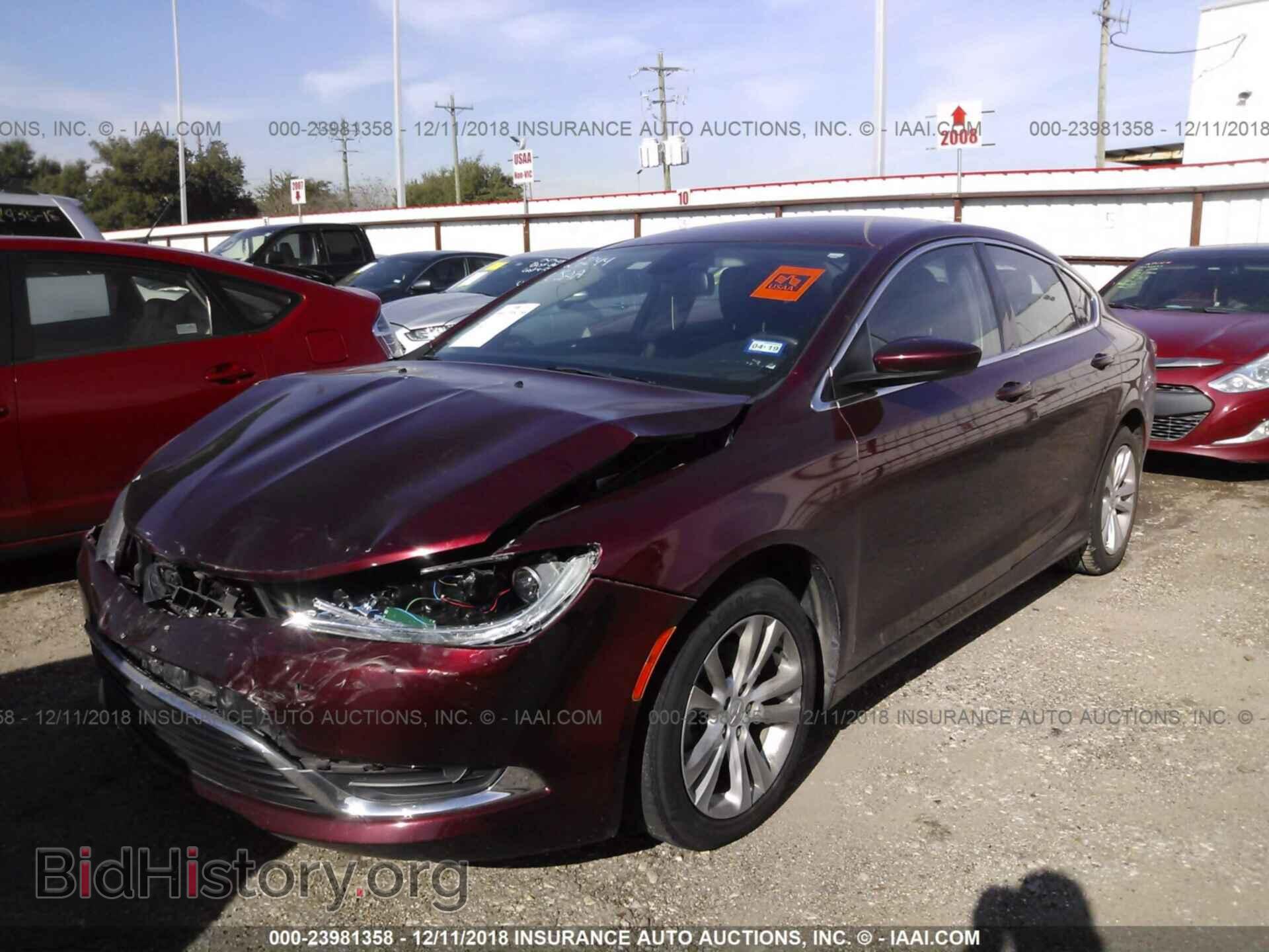 2015 CHRYSLER 200 - VIN: 1C3CCCAB2FN637560 - Photo 2