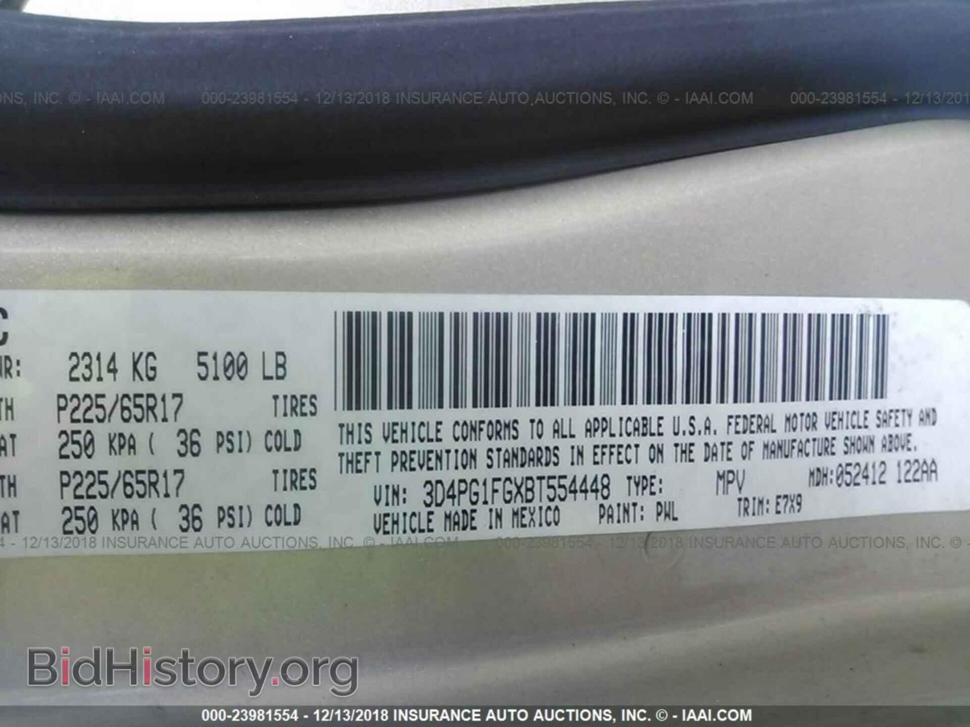 2011 DODGE JOURNEY - VIN: 3D4PG1FGXBT554448 - Photo 9