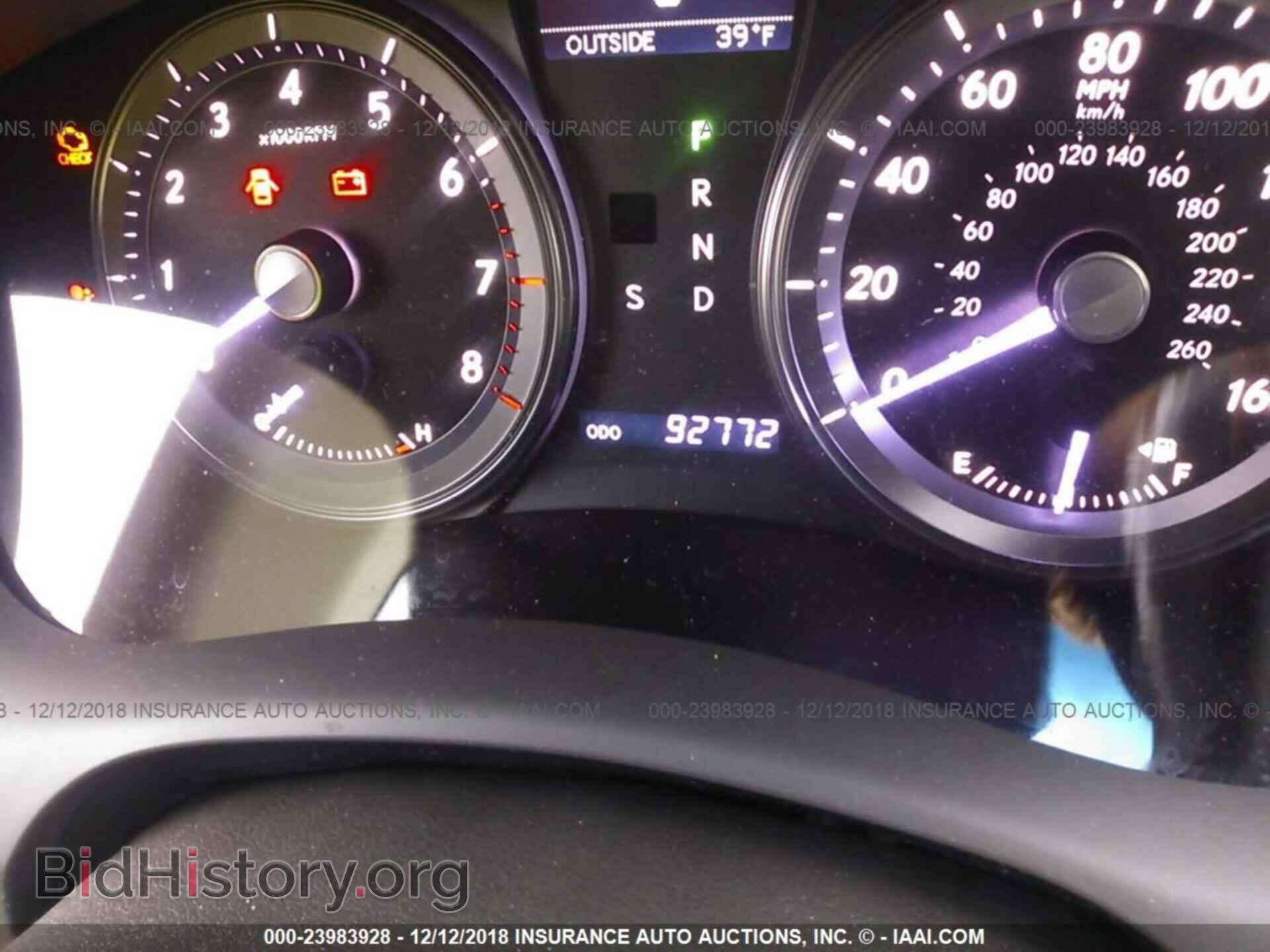 2011 LEXUS ES - VIN: JTHBK1EG7B2458185 - Фото 7