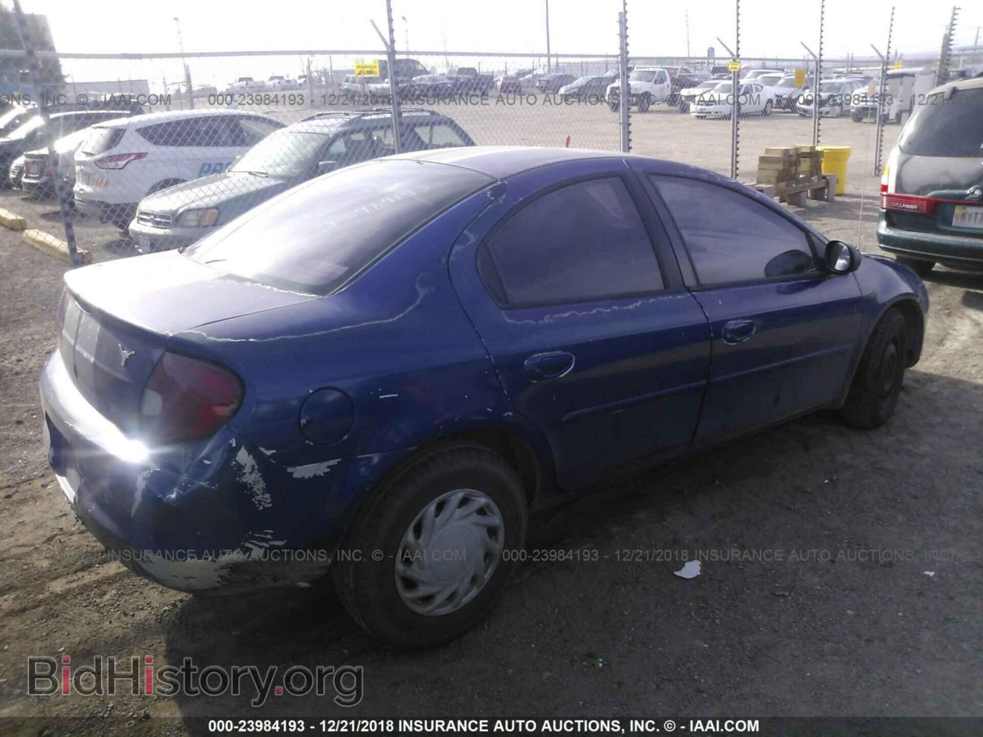 2000 DODGE NEON - VIN: 1B3ES46C3YD786441 - Photo 4