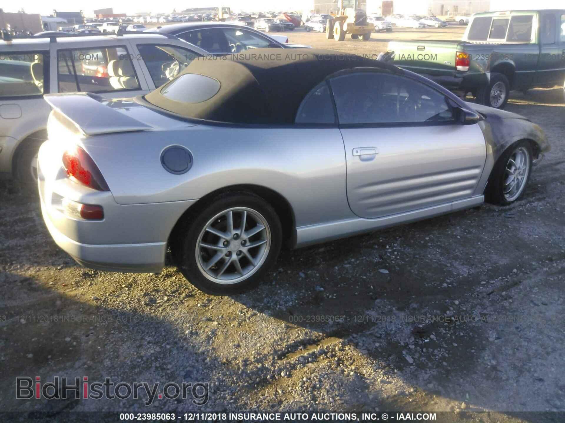 2001 MITSUBISHI ECLIPSE - VIN: 4A3AE55H11E001225 - Фото 4