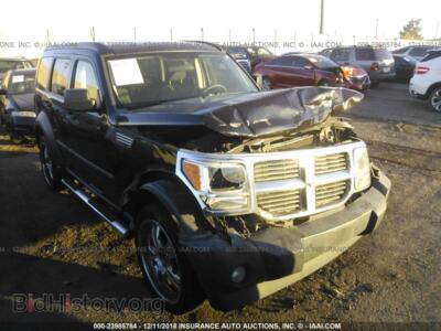 2007 Dodge NITRO, черный — VIN 1D8GT28K77W530675, IAAI