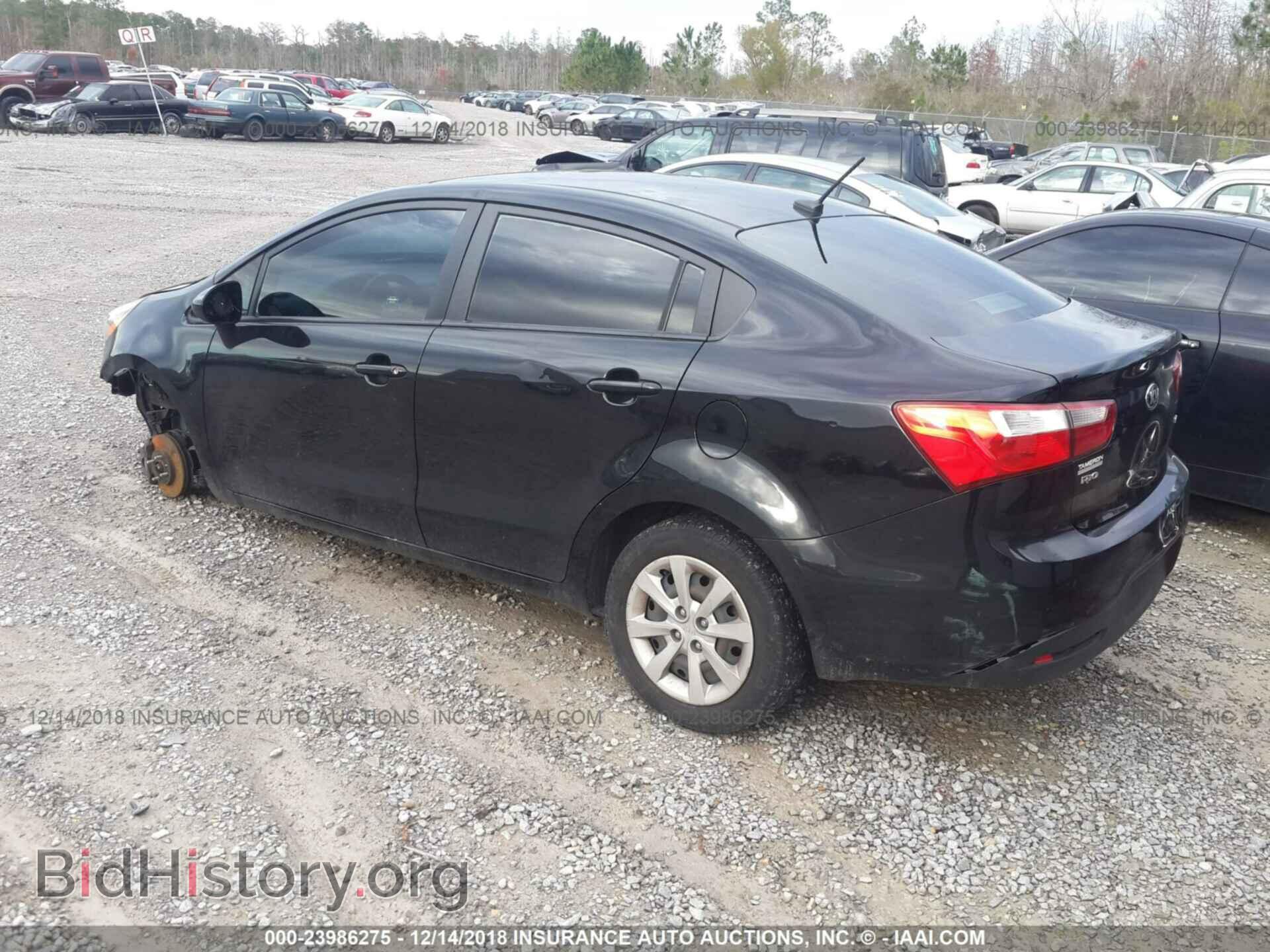 2014 KIA RIO - VIN: KNADM4A35E6370741 - Фото 3