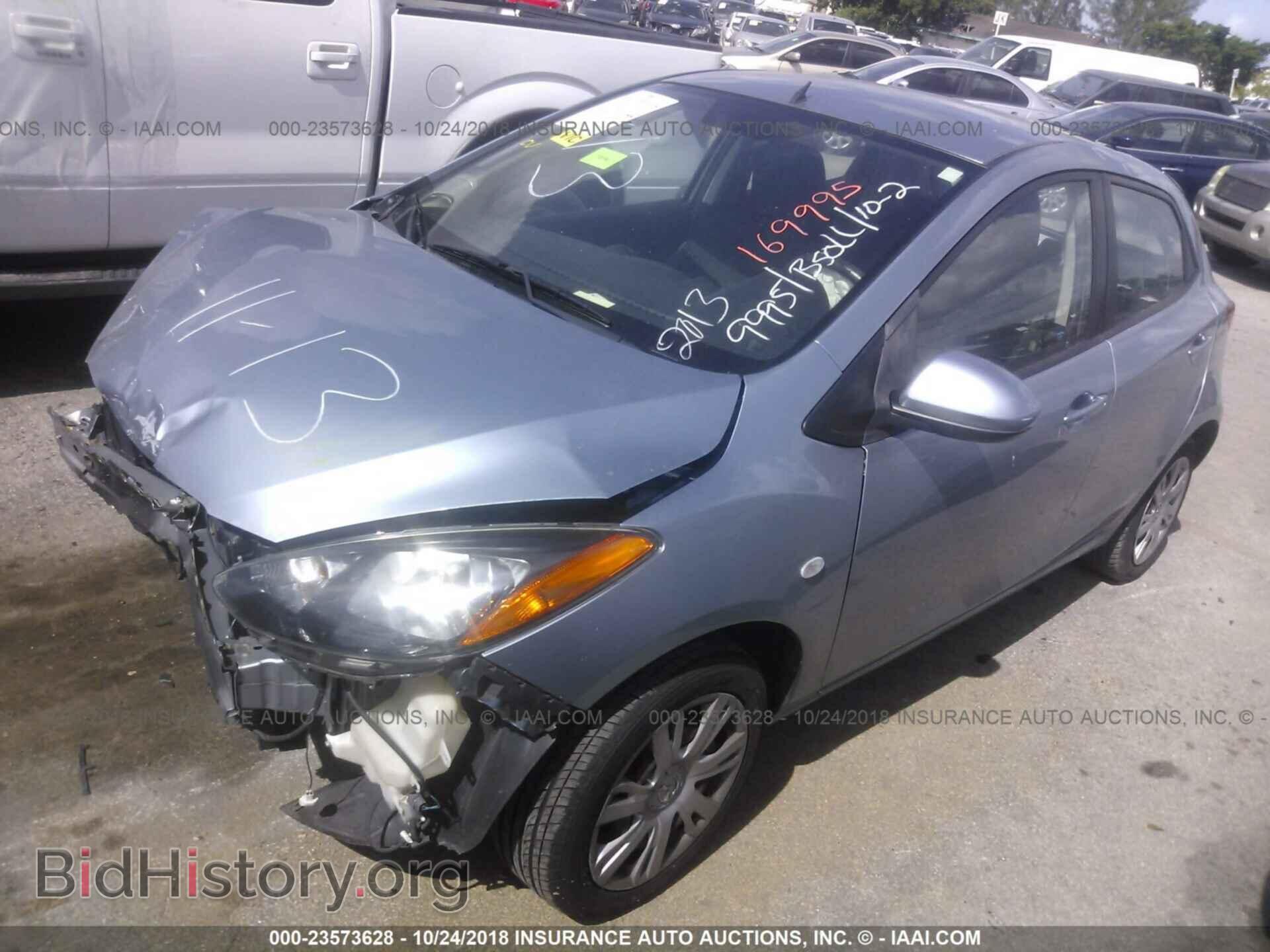 2013 MAZDA MAZDA2 - VIN: JM1DE1KZ2D0169995 - Фото 2