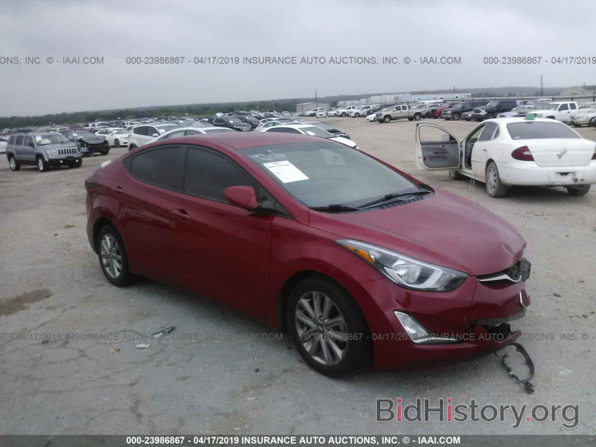 Фотография KMHDH4AEXEU089731 - HYUNDAI ELANTRA 2014