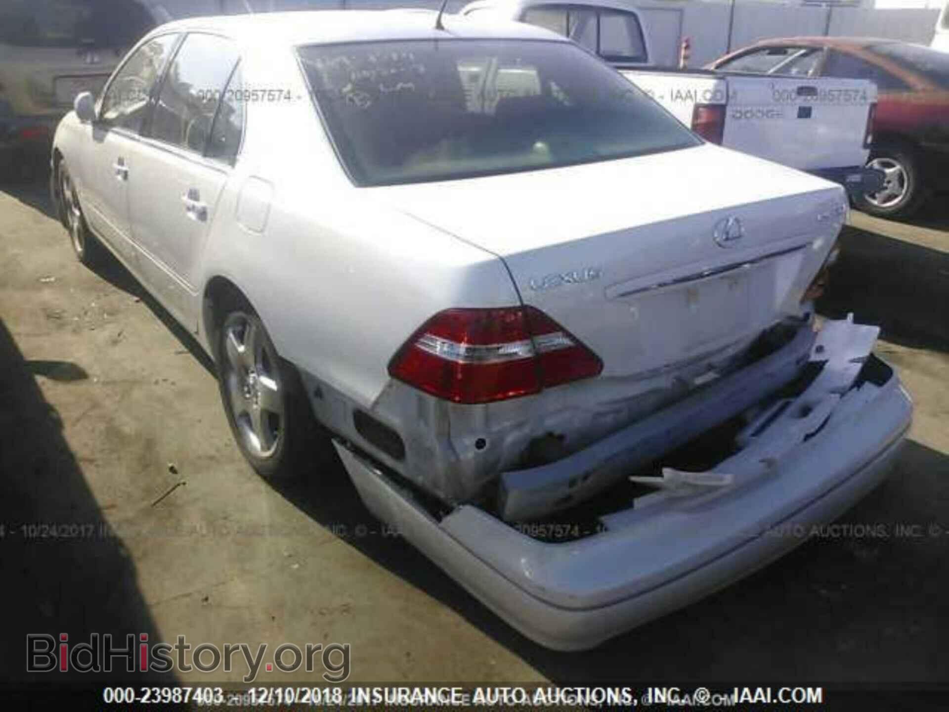 2006 LEXUS LS - VIN: JTHBN36F265031137 - Photo 3