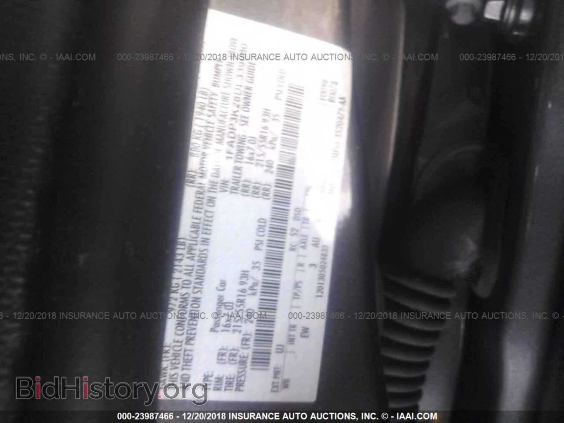 2013 FORD FOCUS - VIN: 1FADP3K28DL339080 - Photo 9