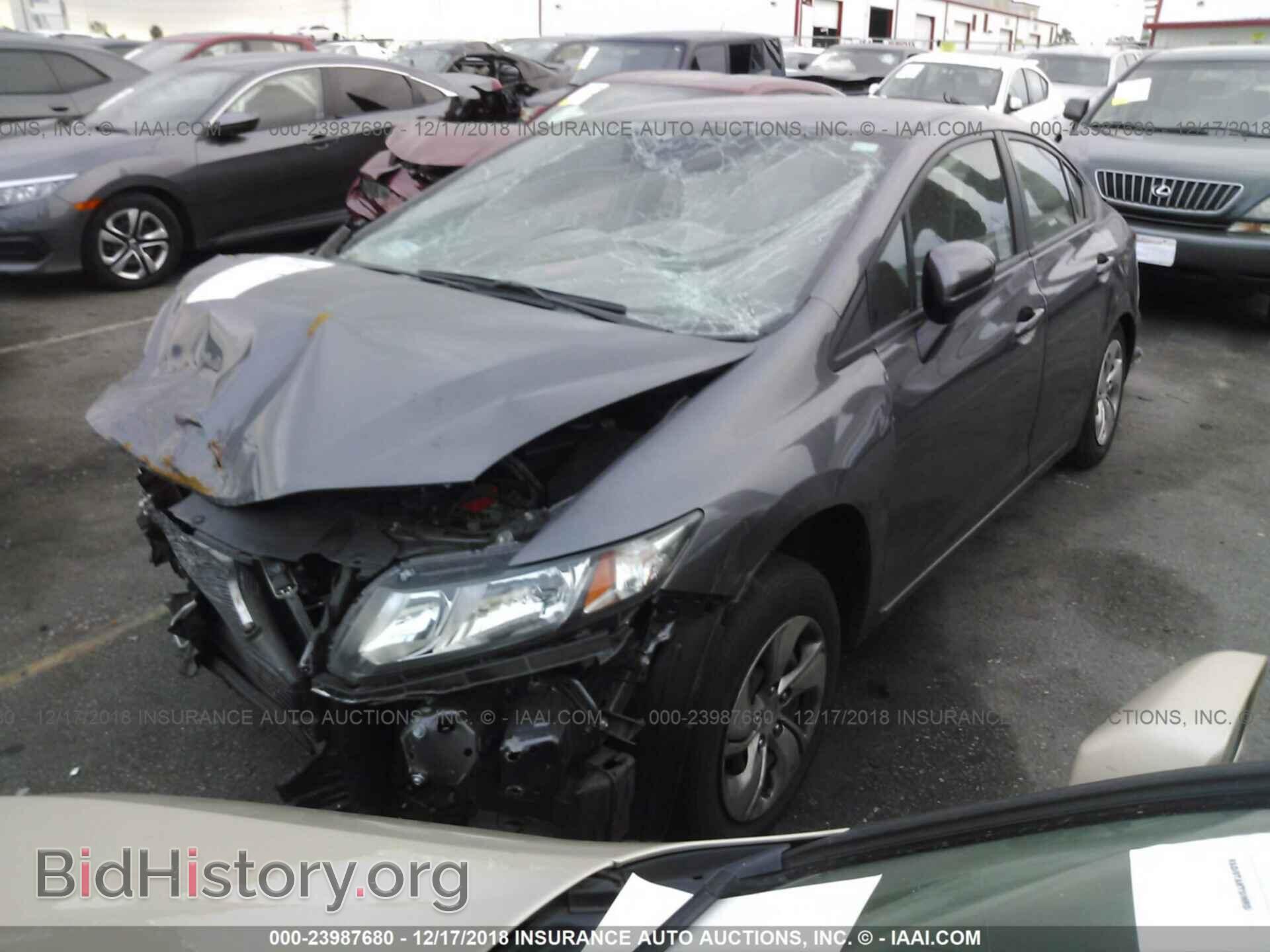 2014 HONDA CIVIC - VIN: 19XFB2F58EE221170 - Фото 2