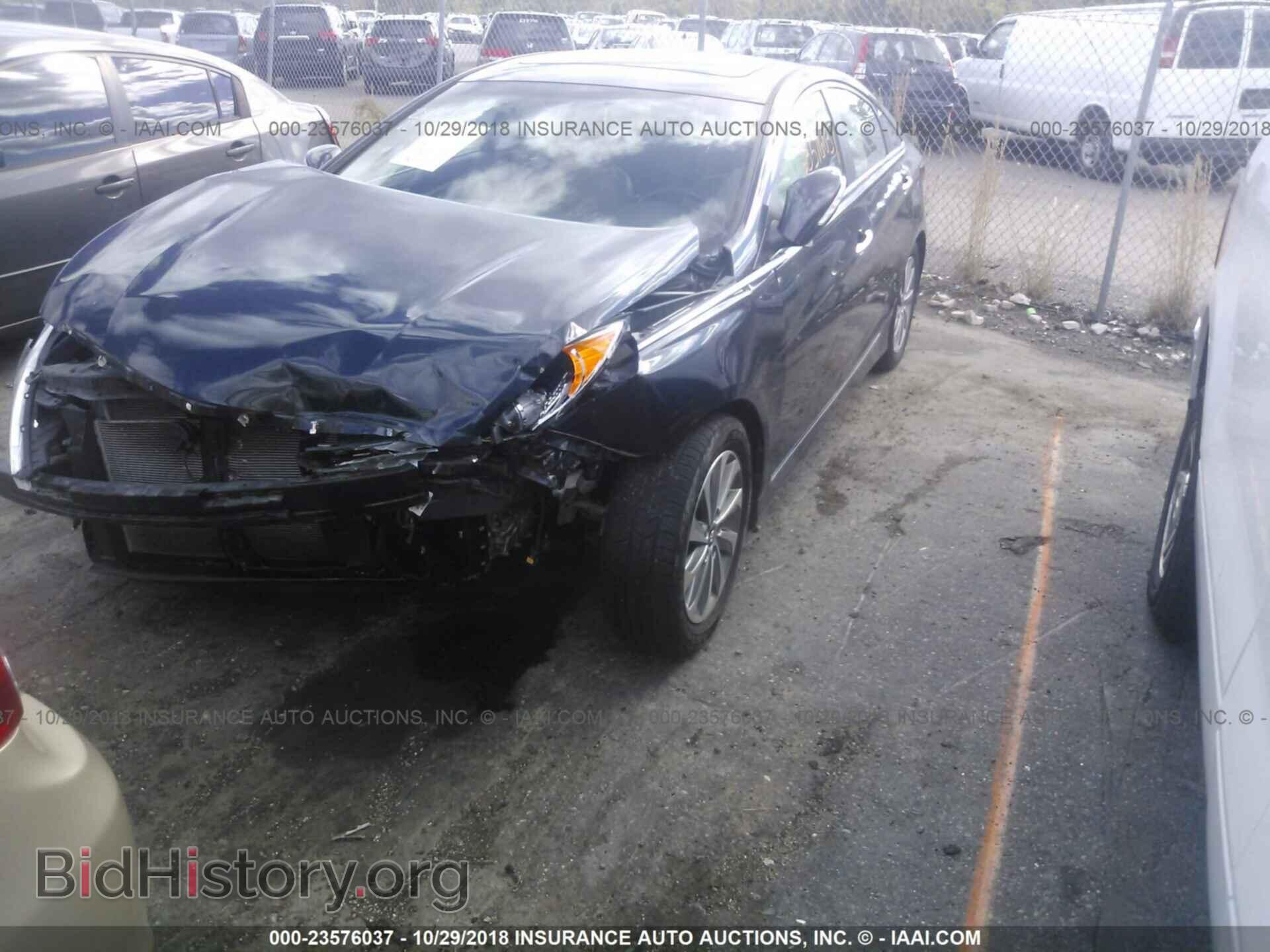 2014 HYUNDAI SONATA - VIN: 5NPEC4AC6EH870049 - Фото 2