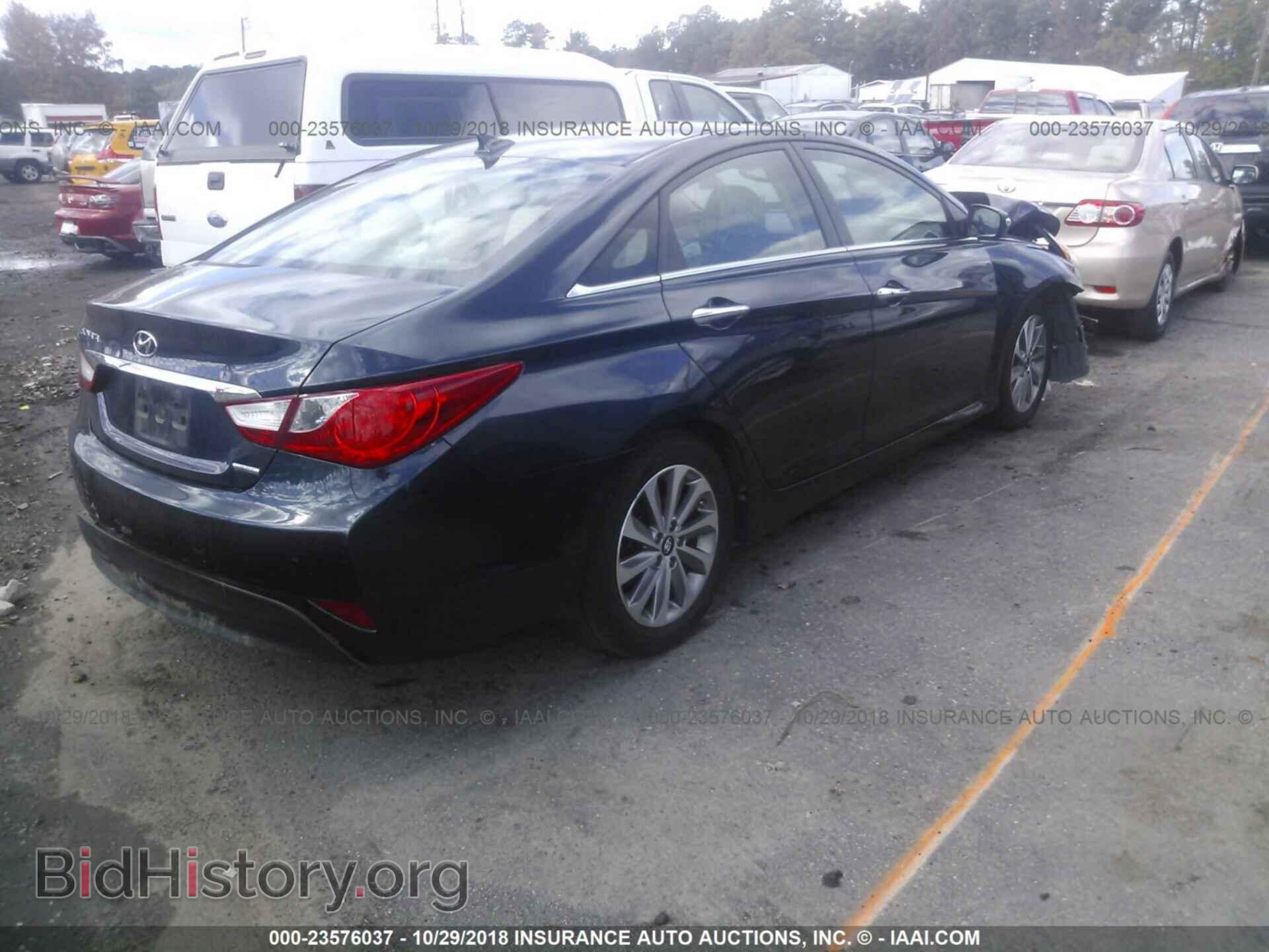 2014 HYUNDAI SONATA - VIN: 5NPEC4AC6EH870049 - Фото 4