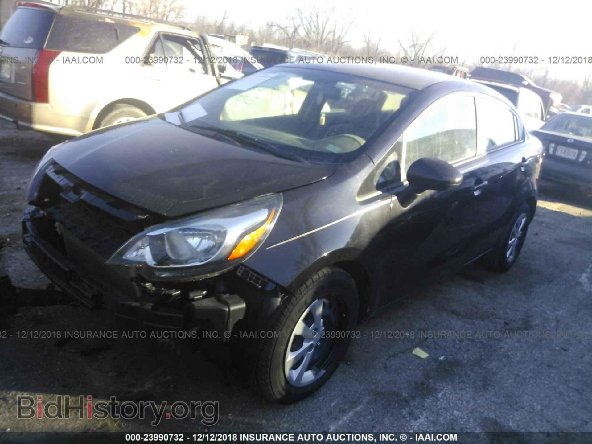 2014 KIA RIO - VIN: KNADM4A35E6409781 - Фото 2